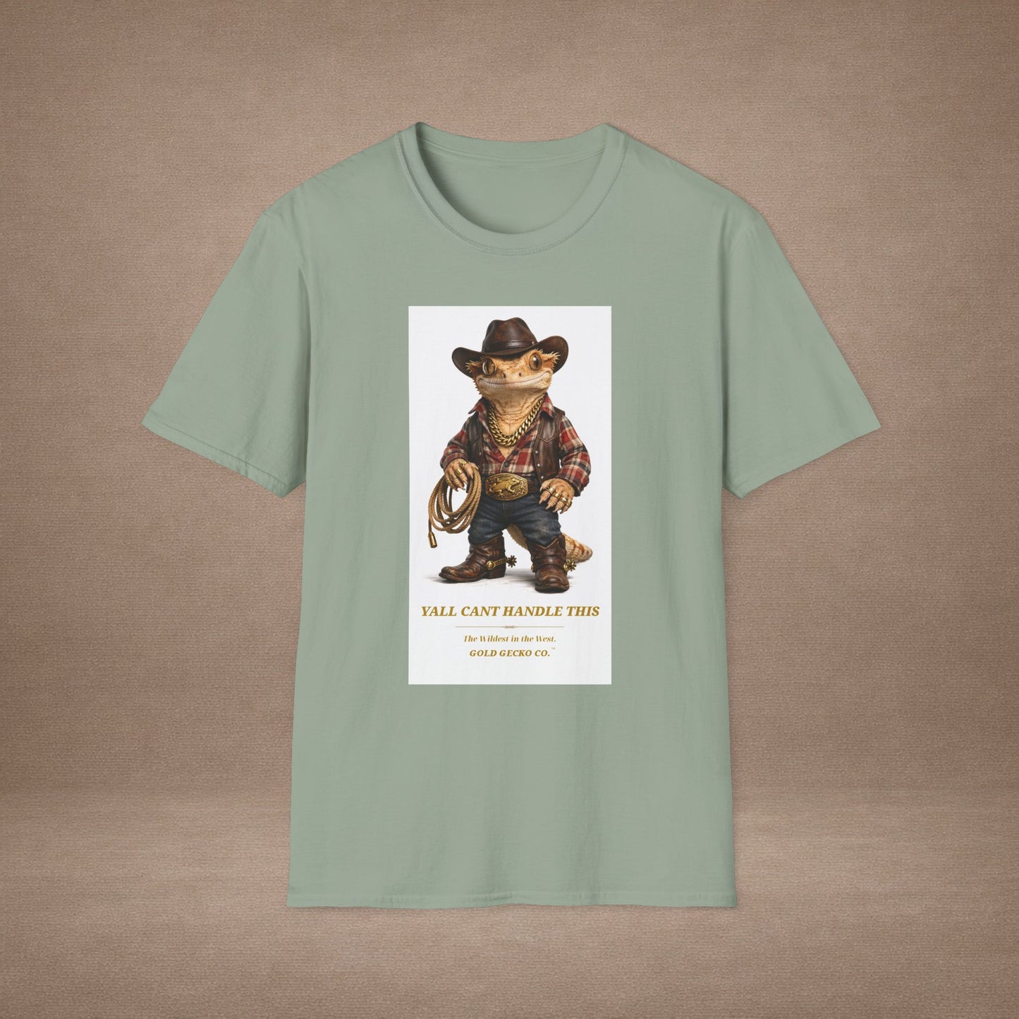 Design #09-1 - Cowboy Gecko - Y'All Can't Handle This