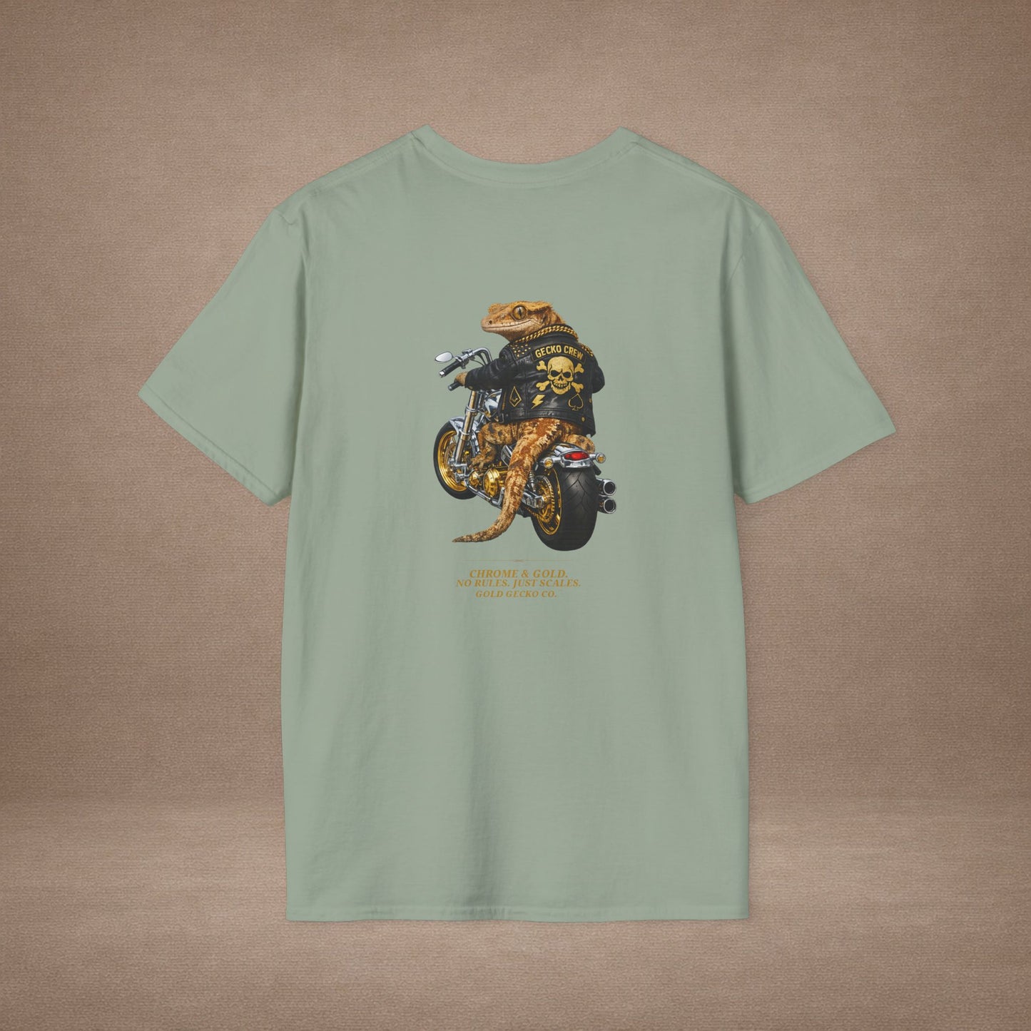 DESIGN #30-1 - Crested Gecko + Chopper -No Rules Just Scales