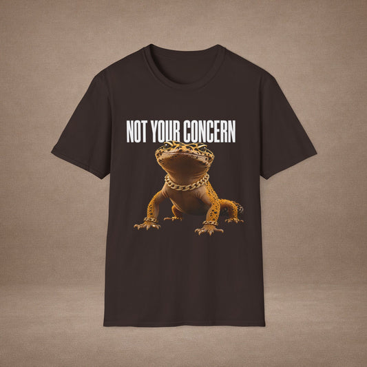 DESIGN # 4 Not Your Concern — Leopard Gecko Tee