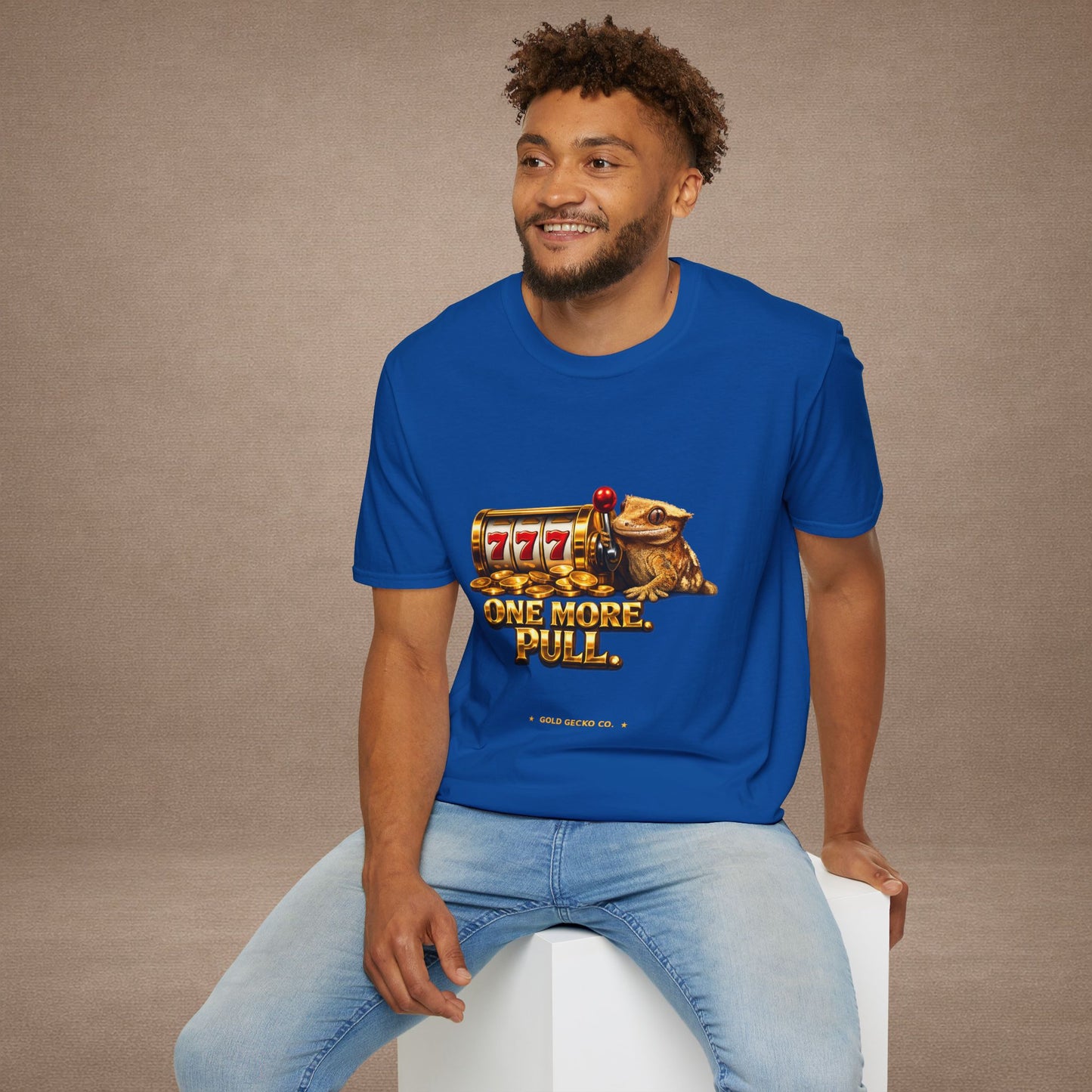 Design #29-4 Gambling- One More Pull- Realistic- (Gold Letters)