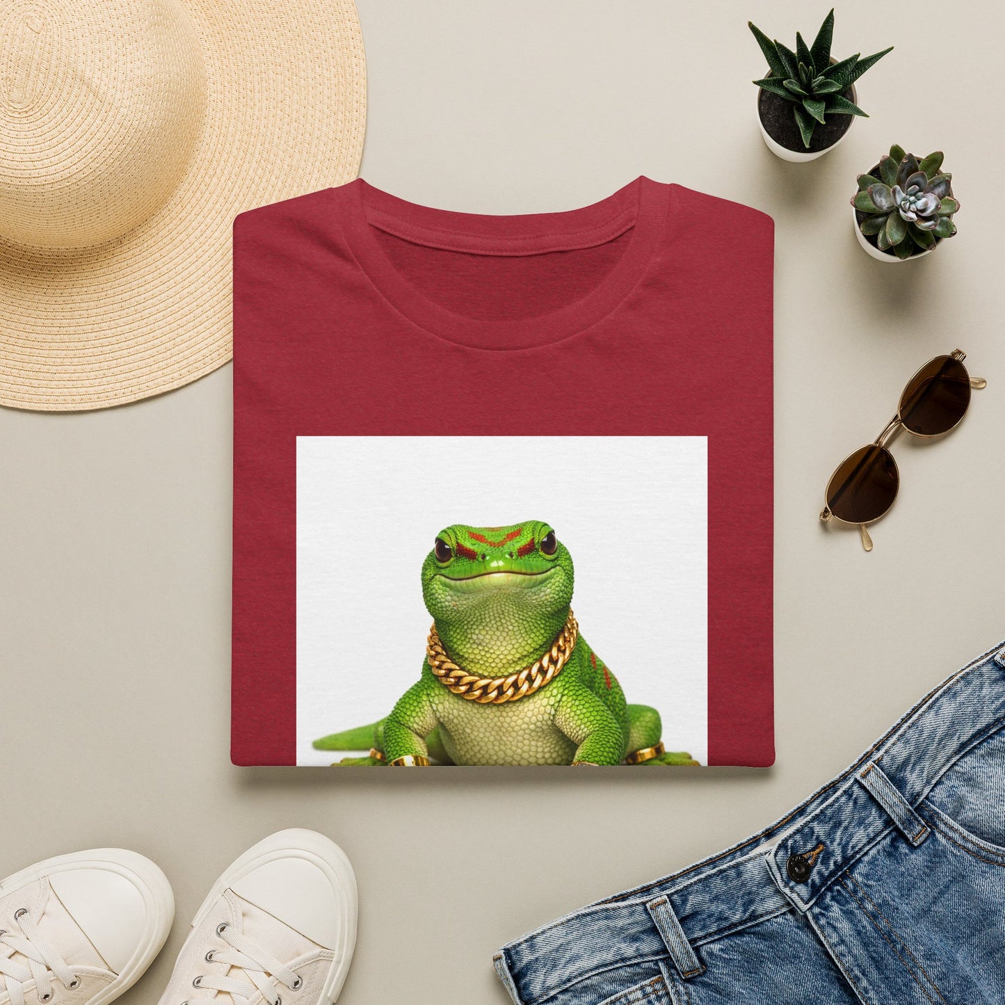 Gold Gecko Co.™ | Portrait | Day Gecko | Comfort Colors 6500