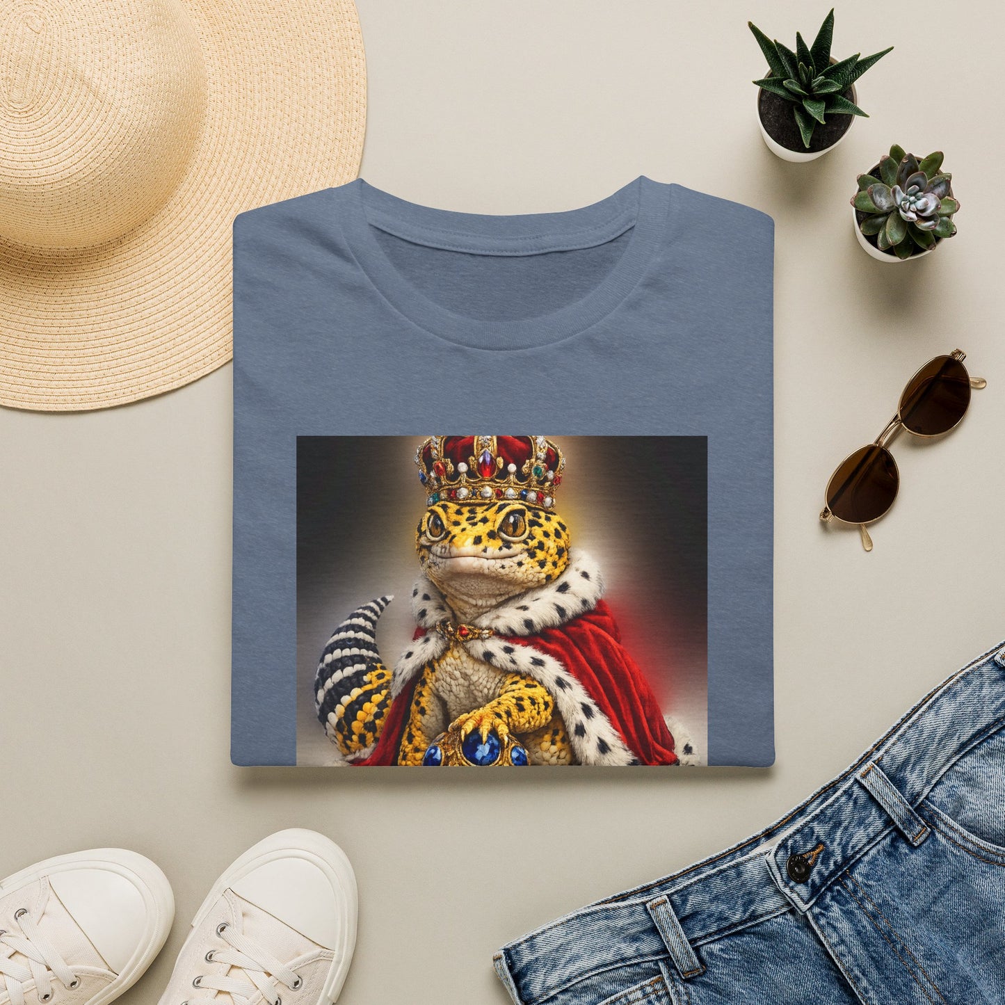 Gold Gecko Co.™ | The Crown Fits | Leopard Gecko | Comfort Colors 6500