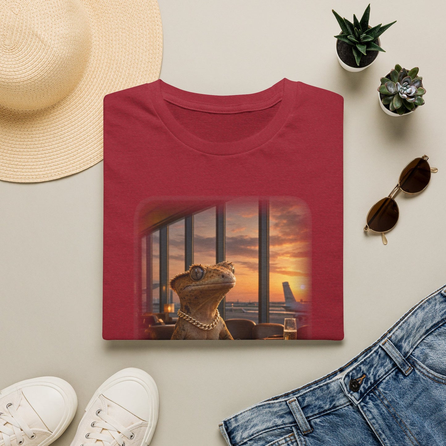 Gold Gecko Co.™ | Passport Stamped | Crested Gecko | Comfort Colors 6500