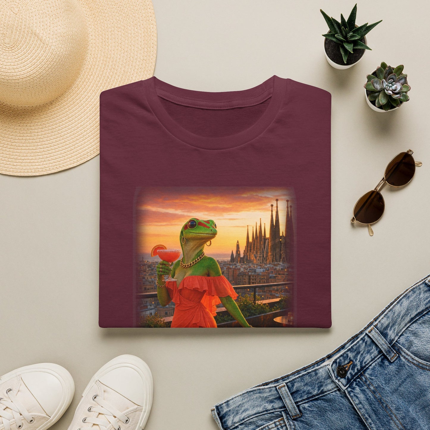 Gold Gecko Co.™ | Barcelona | Day Gecko | Comfort Colors 6500