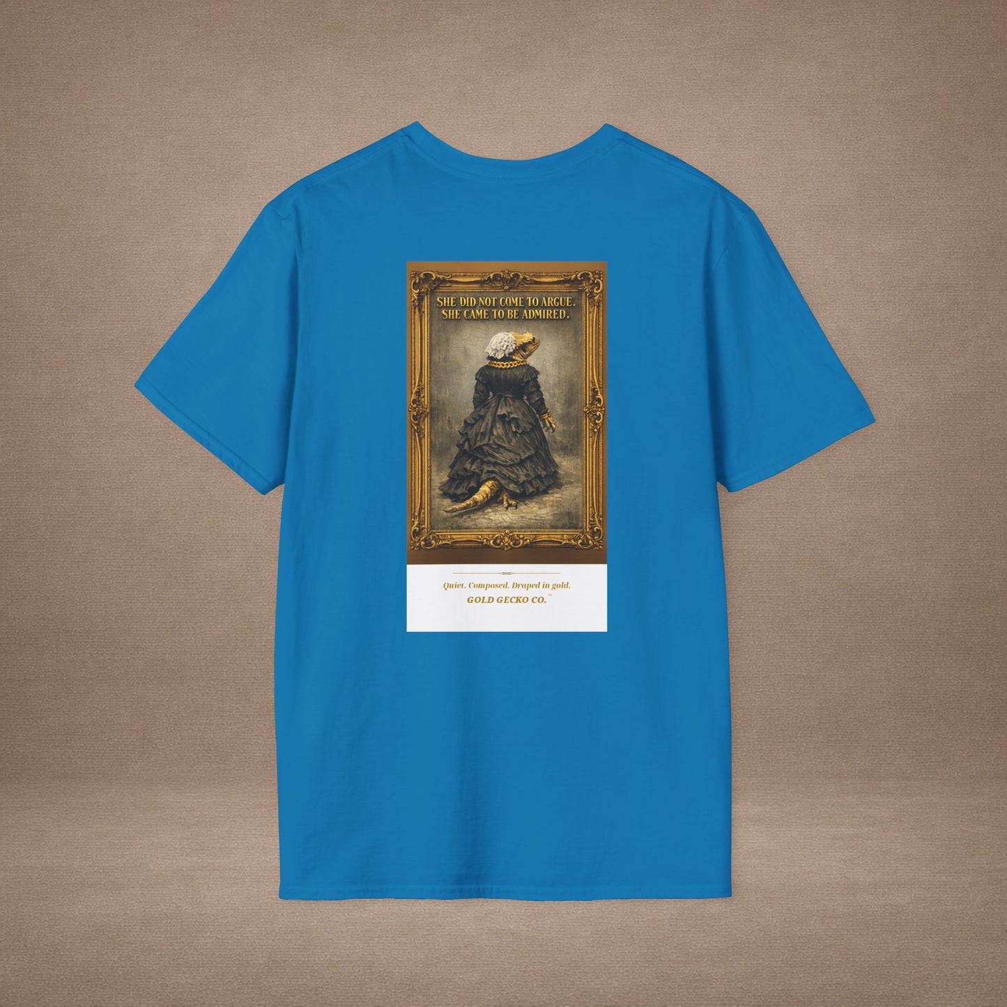 Design #col19-4 - Whistler's Gecko— Fine Art Tee