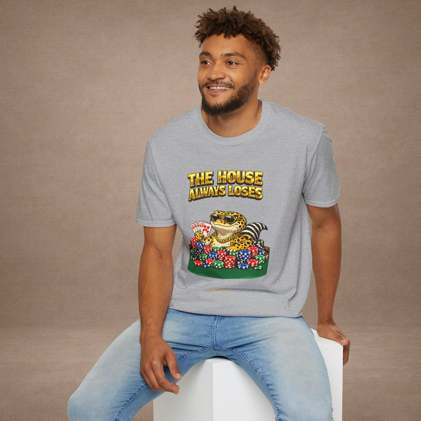 Design #29-6  Gambling- One More Pull-Cartoon- (Gold Letters)