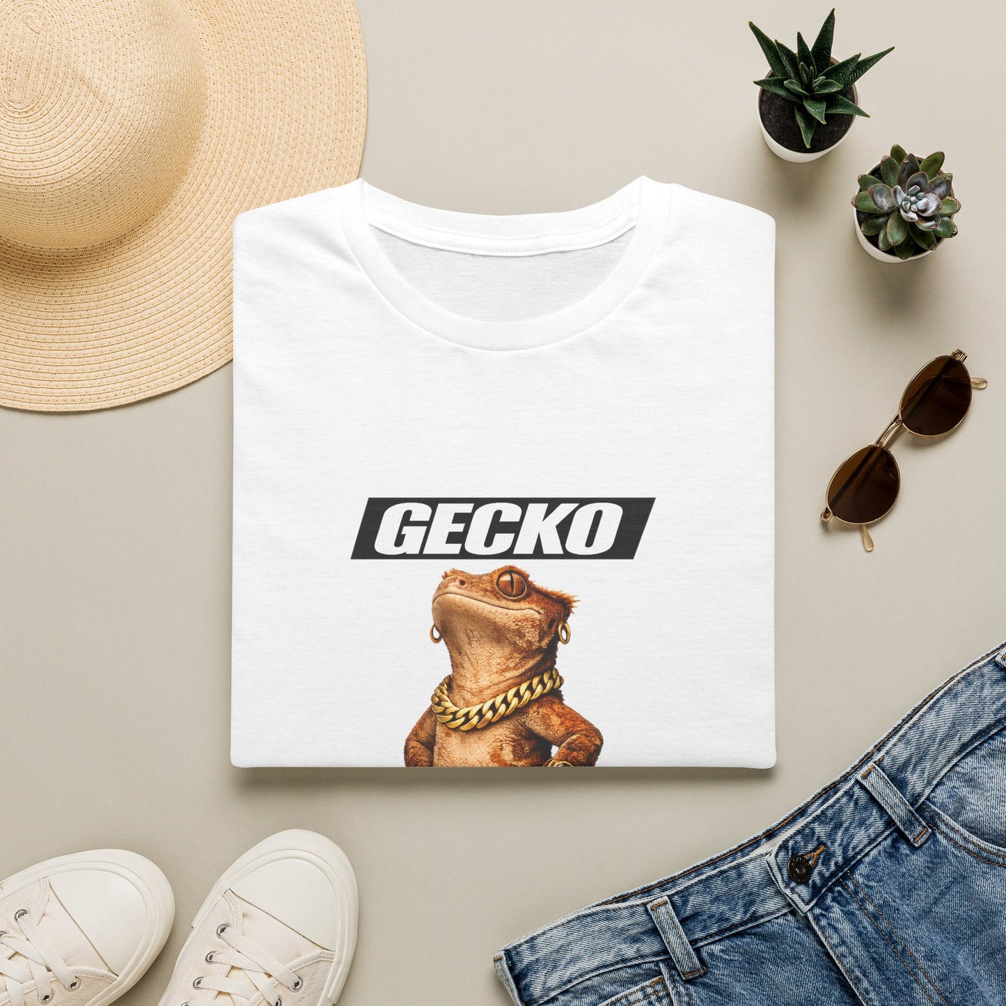 DESIGN #11 Gecko Dad — Dad Mode: On (Black Letters)