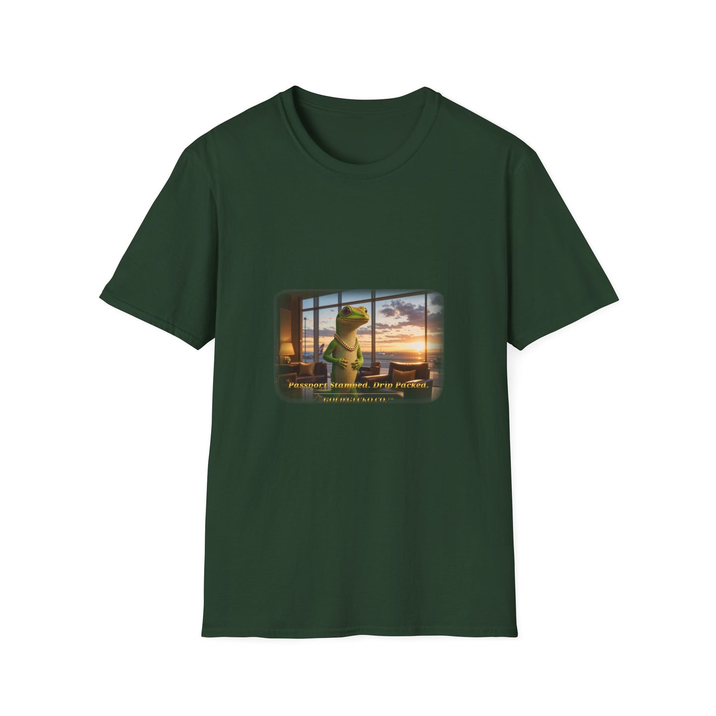 Gold Gecko Co.™ | Passport Stamped | Day Gecko | Comfort Colors 6500
