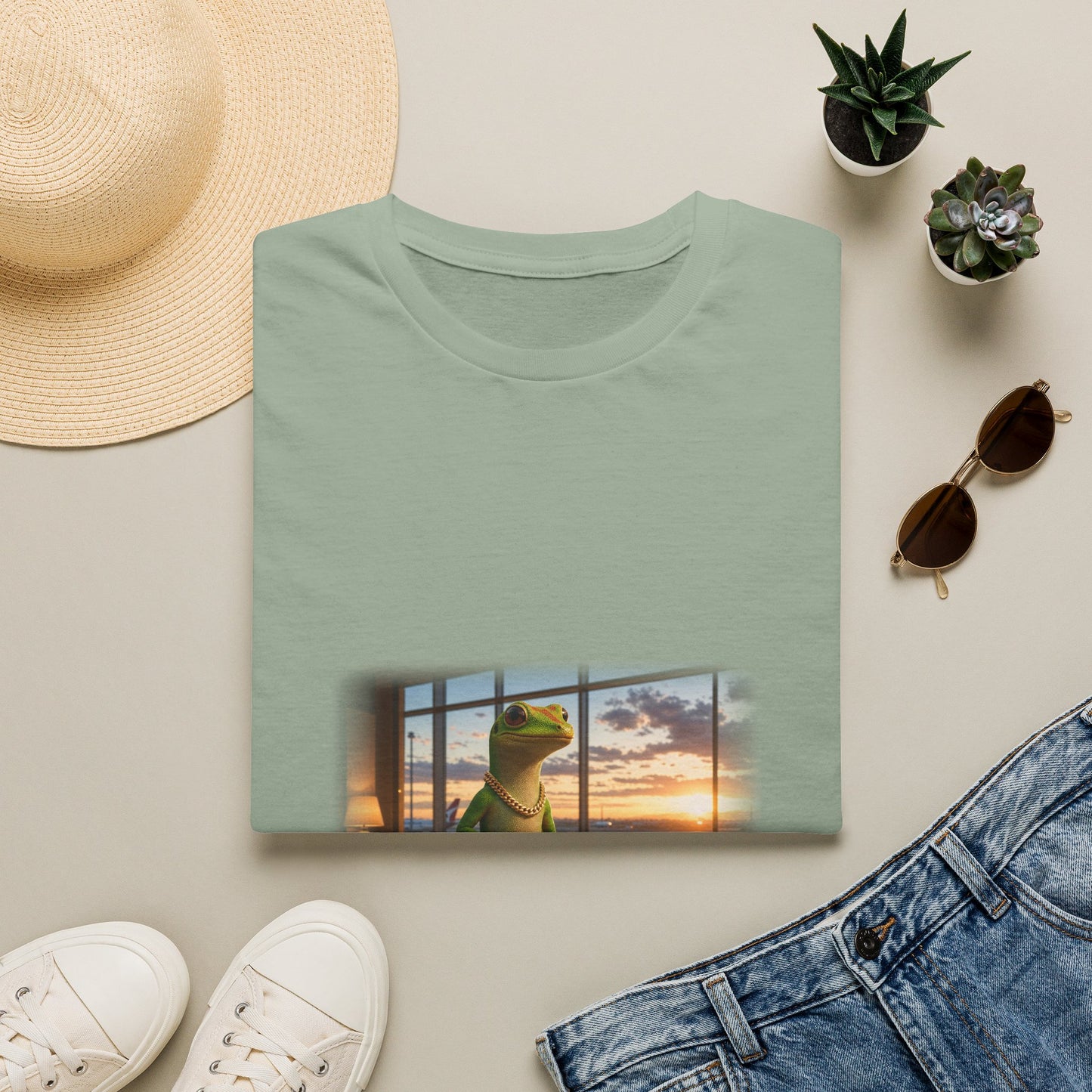 Gold Gecko Co.™ | Passport Stamped | Day Gecko | Comfort Colors 6500