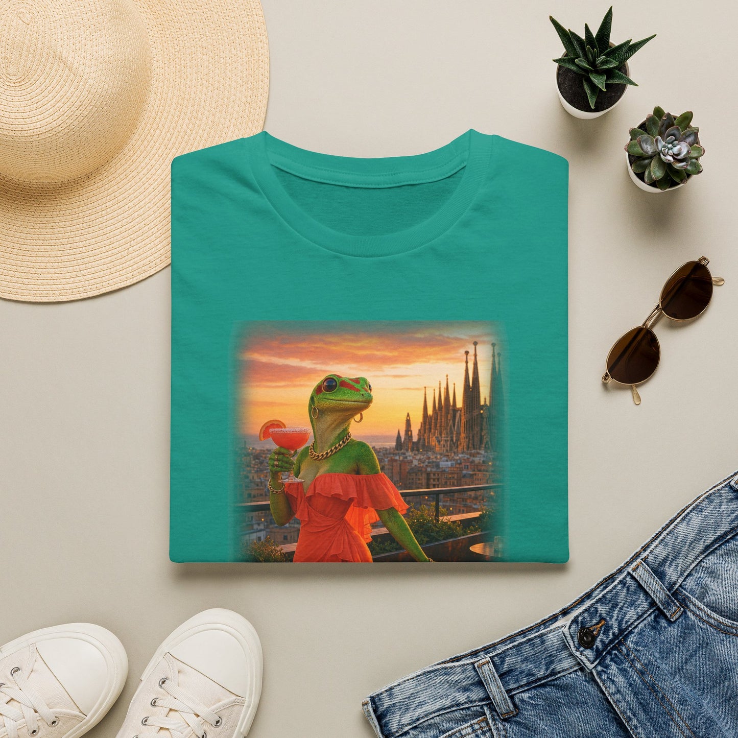 Gold Gecko Co.™ | Barcelona | Day Gecko | Comfort Colors 6500
