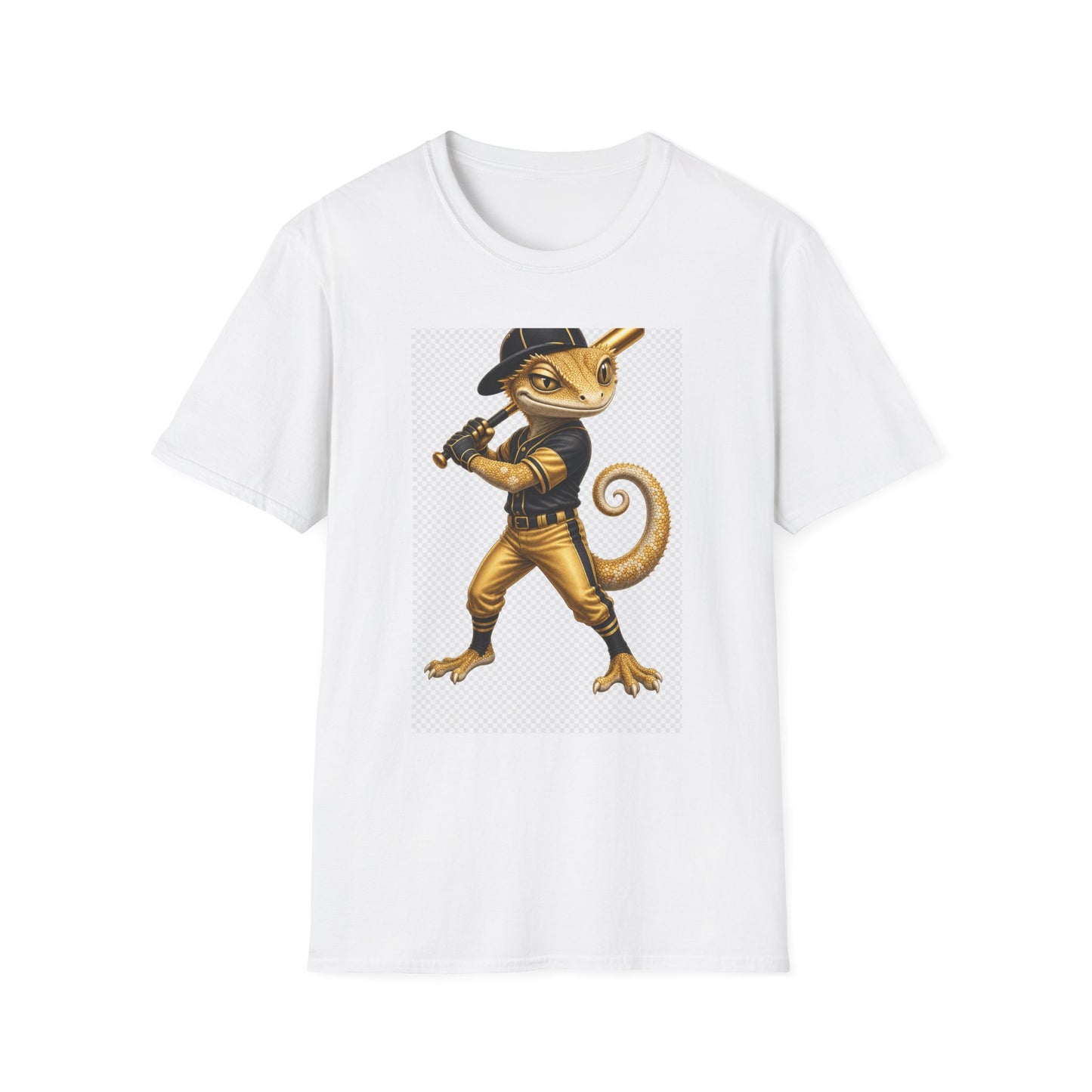 Gold Gecko Co. | Batting .1000 on Drip | Baseball Gecko Tee