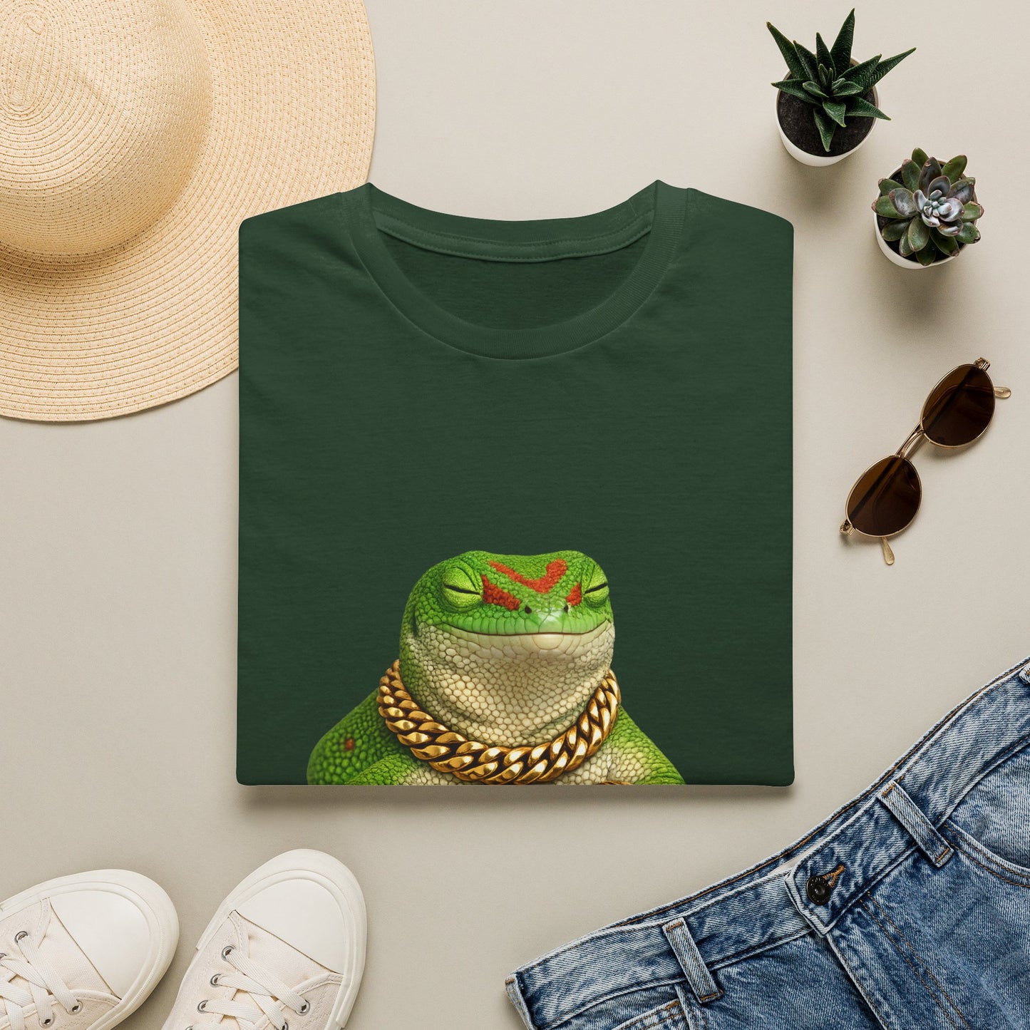 Gold Gecko Co.™ | Tranquila | Day Gecko | Comfort Colors 6500