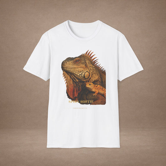 Iguana — Spiky Softie — photoreal reptile portraits — the ultimate herp appreciation. Gold Gecko Co. Reptile Roll Call collection.