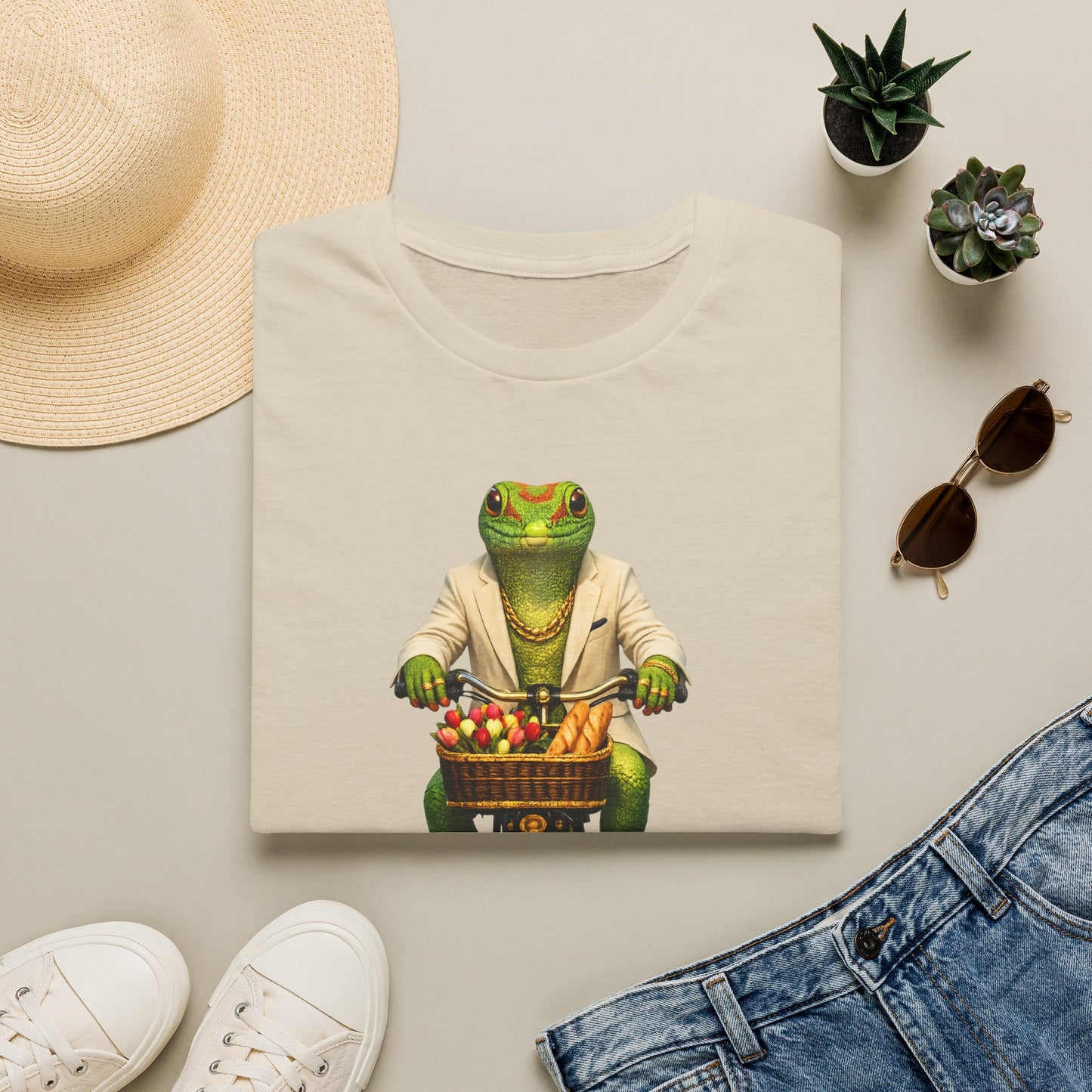 Gold Gecko Co.™ | Bike | Day Gecko | Comfort Colors 6500