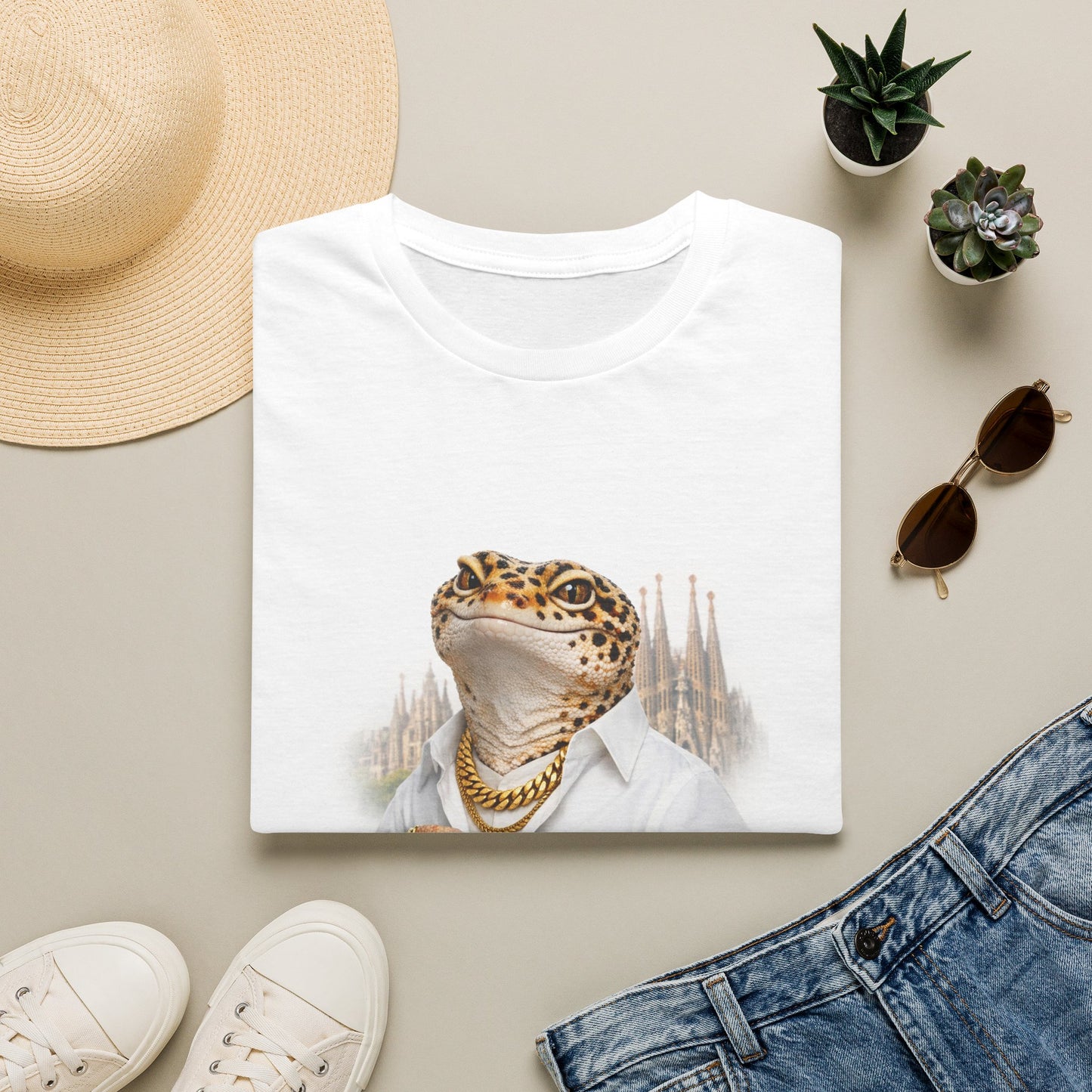 Gold Gecko Co.™ | Sagrada Familia | Day Gecko | Comfort Colors 6500