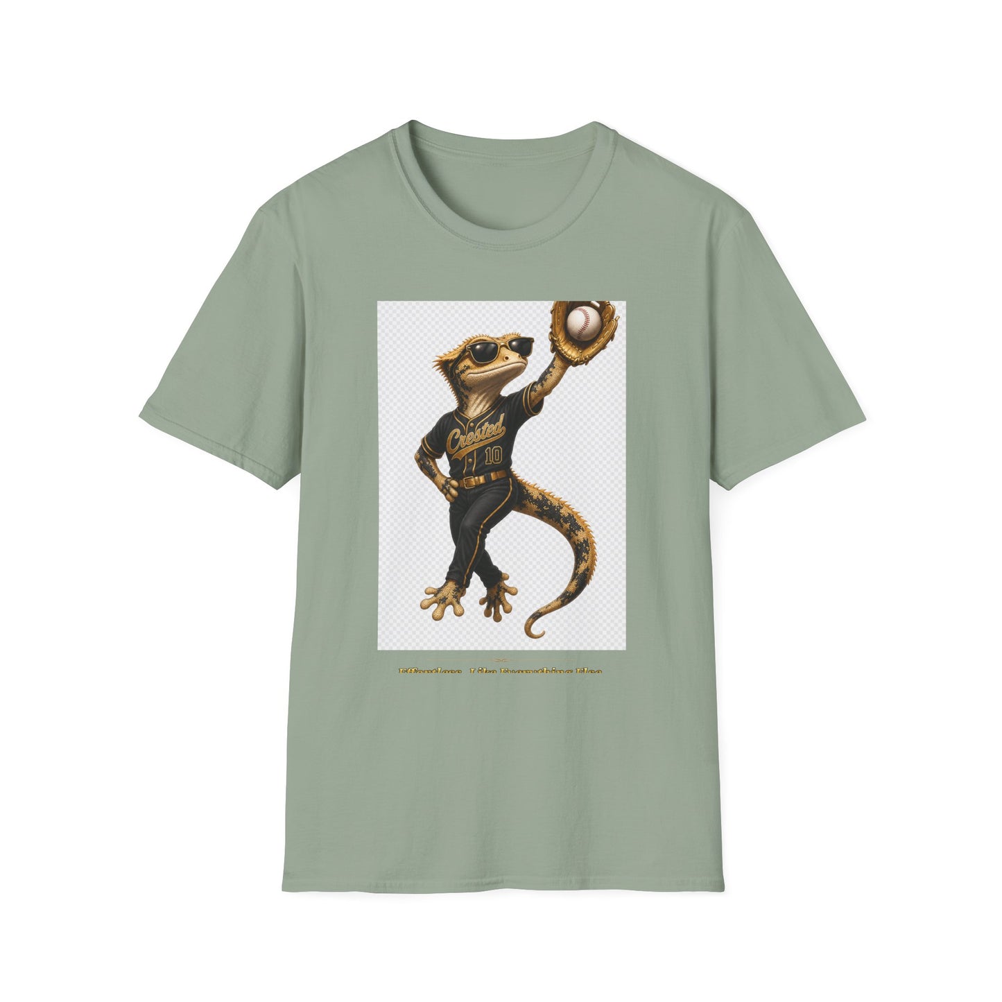 Gold Gecko Co. | Effortless. Like Everything Else. | Outfielder Gecko Tee