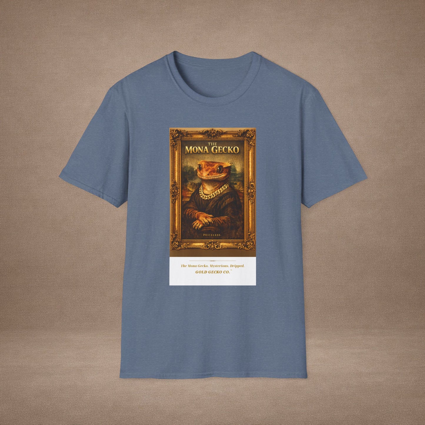 Design #col19-1 - Mona Gecko — Fine Art Tee