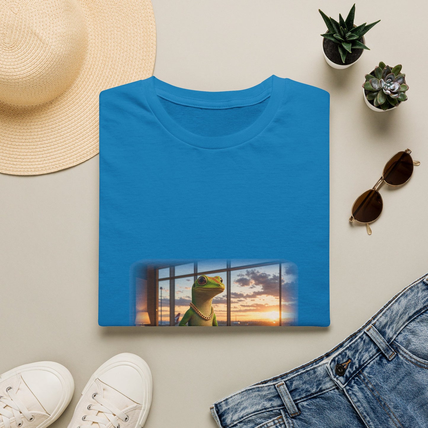 Gold Gecko Co.™ | Passport Stamped | Day Gecko | Comfort Colors 6500