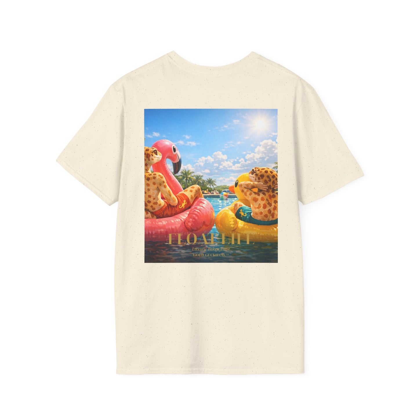 Col1453-02-V1-TS-Gildan64000-FloatLife-Realistic-GoldGeckoCo