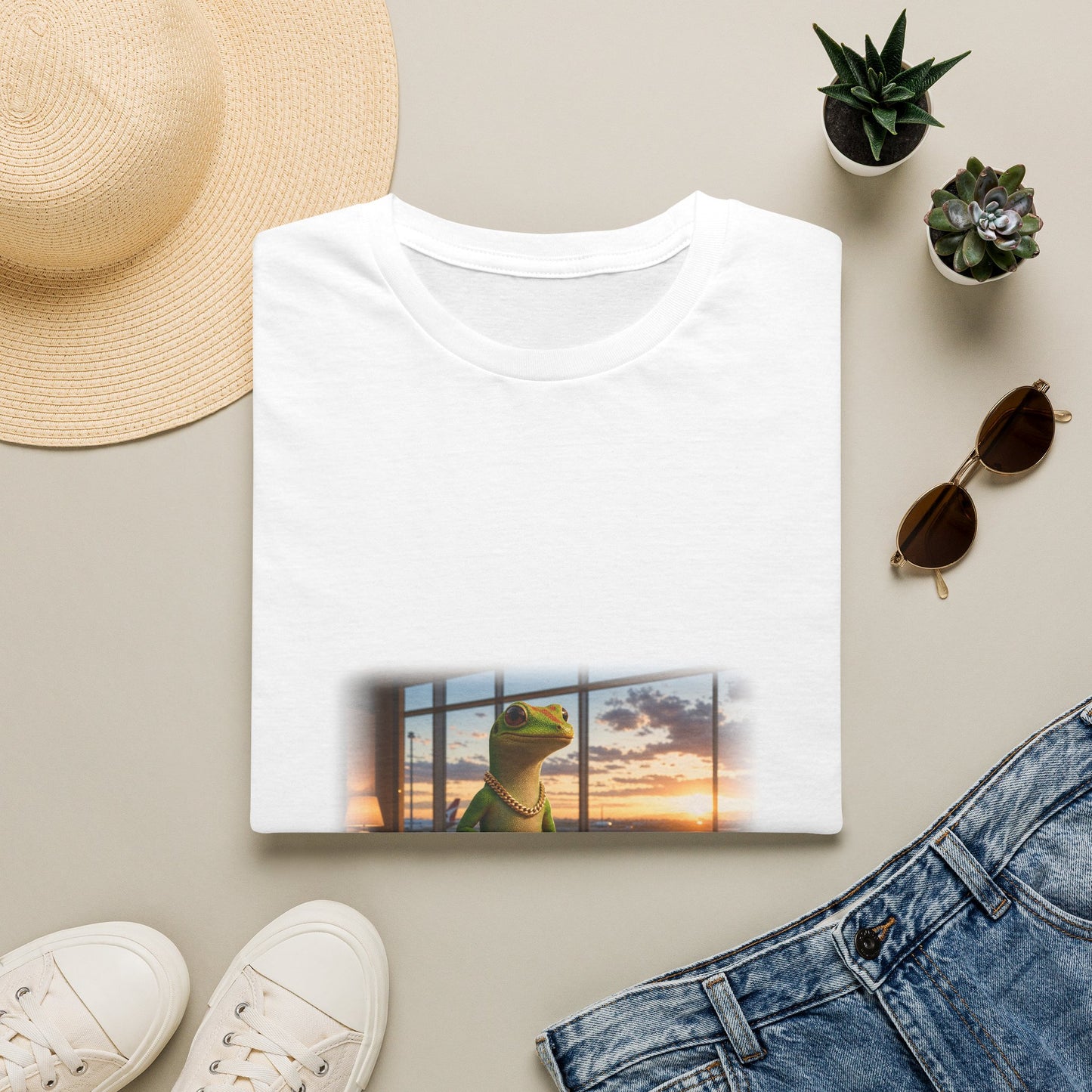 Gold Gecko Co.™ | Passport Stamped | Day Gecko | Comfort Colors 6500