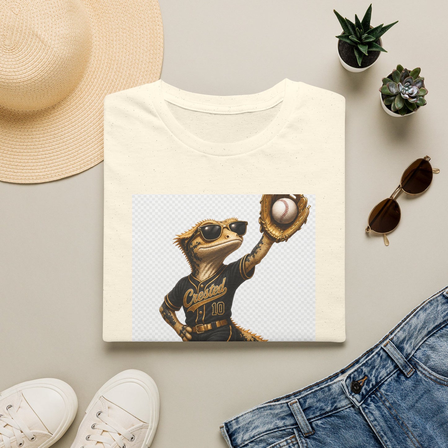 Gold Gecko Co. | Effortless. Like Everything Else. | Outfielder Gecko Tee