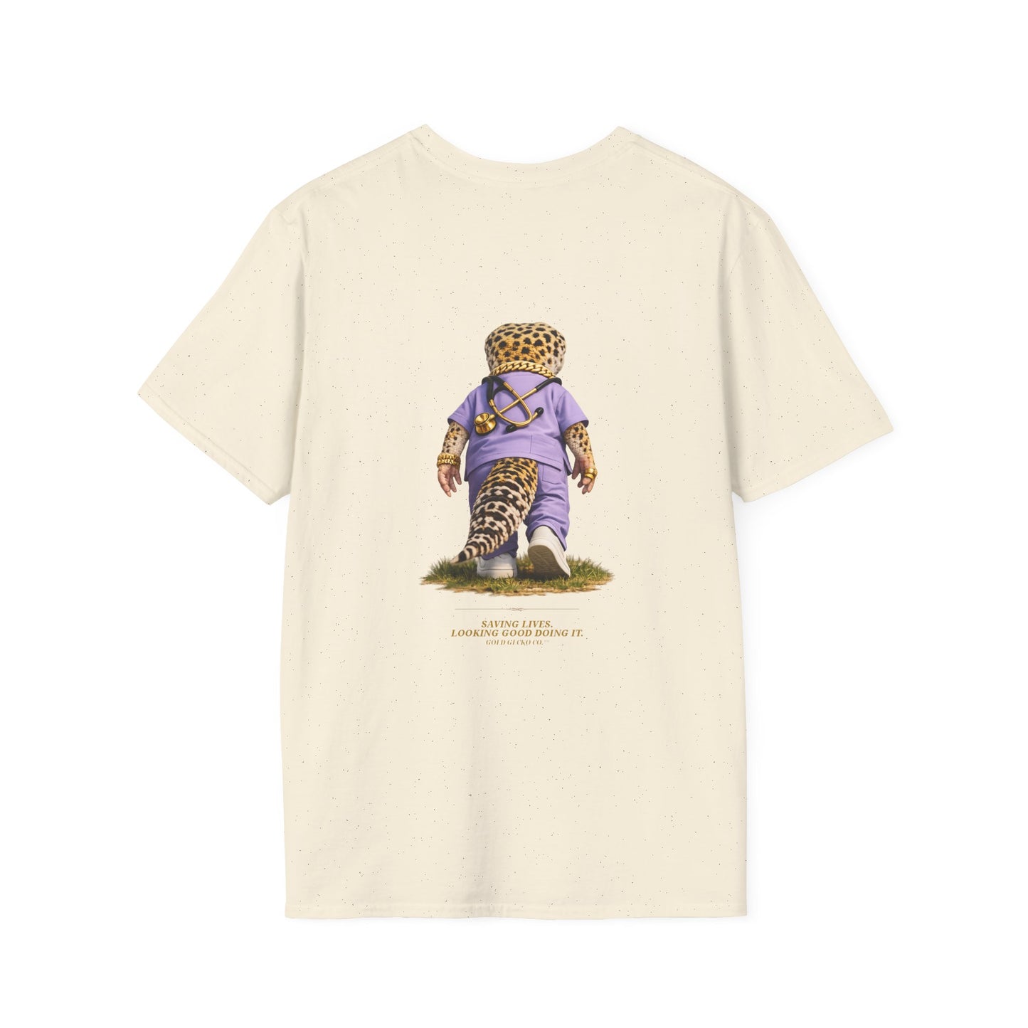 Gold Gecko Co.™ | Scrubs | Leopard Gecko | Comfort Colors 6500