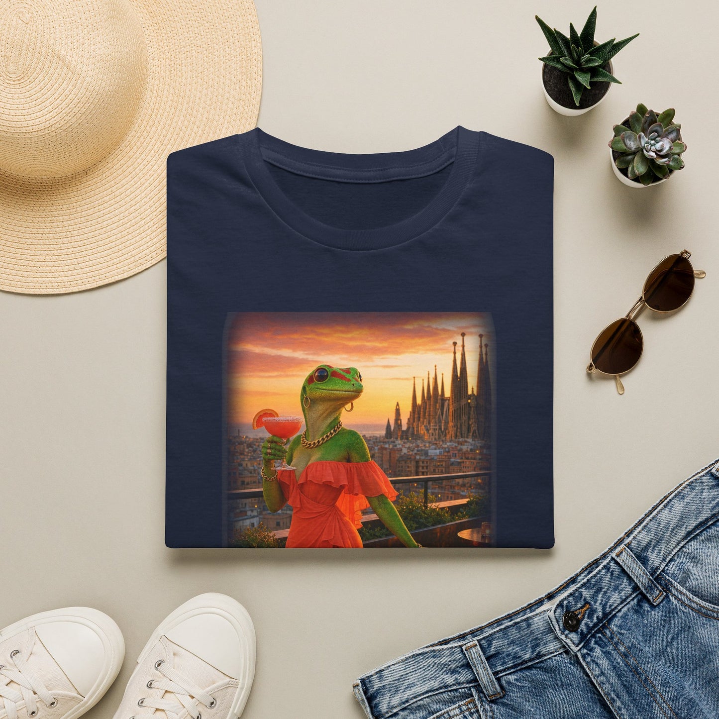 Gold Gecko Co.™ | Barcelona | Day Gecko | Comfort Colors 6500