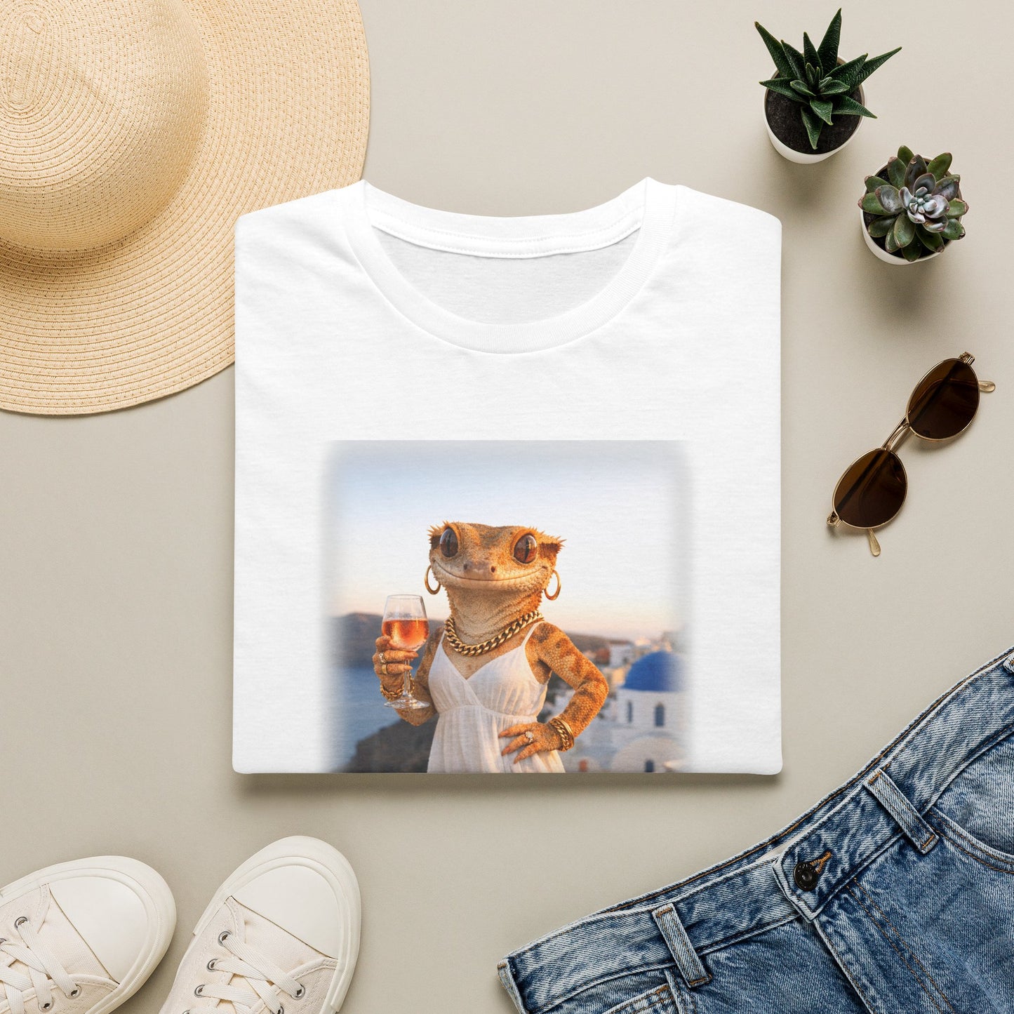 Gold Gecko Co.™ | Santorini | Crested Gecko | Comfort Colors 6500