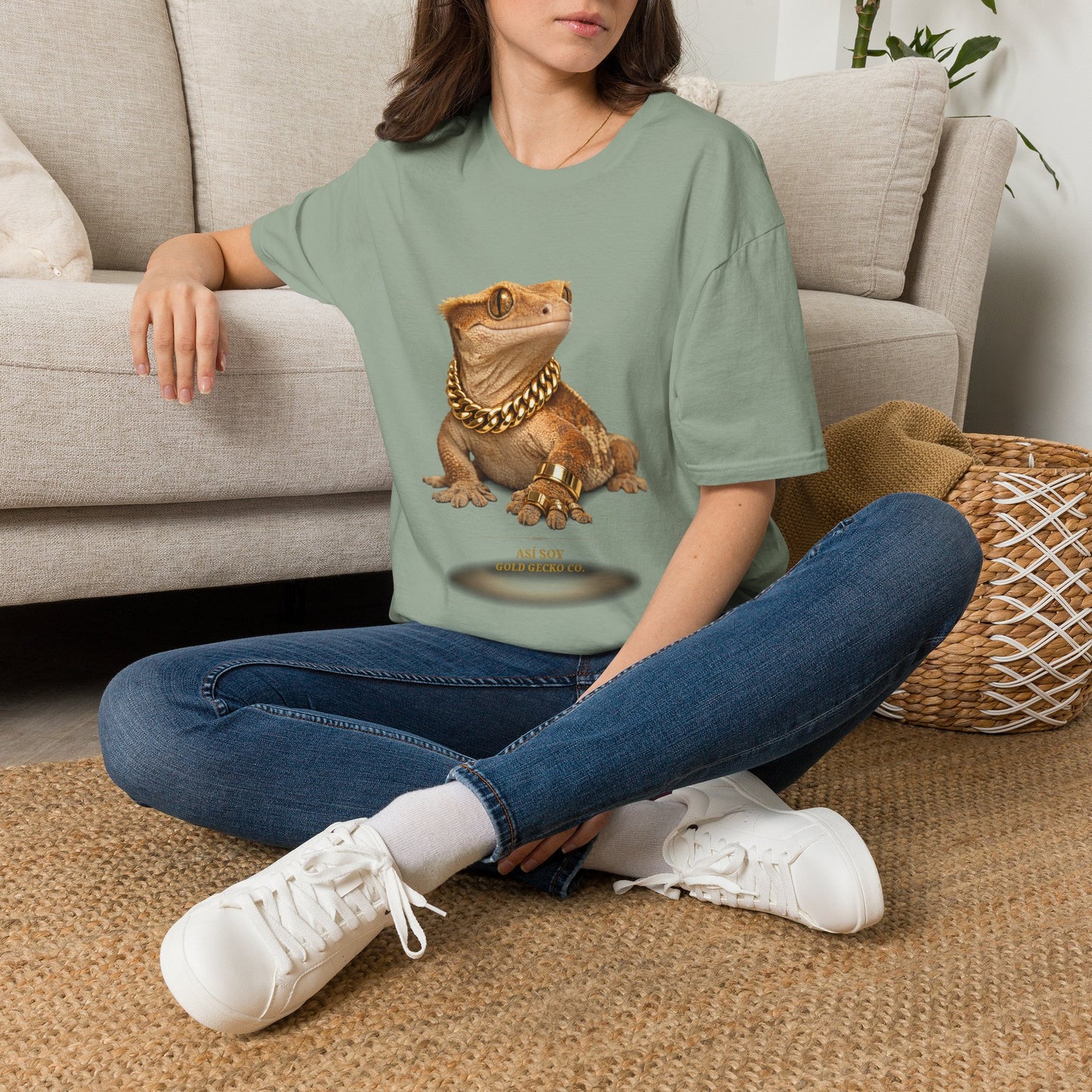 Gold Gecko Co.™ | Así Soy | Crested Gecko | Comfort Colors 6500