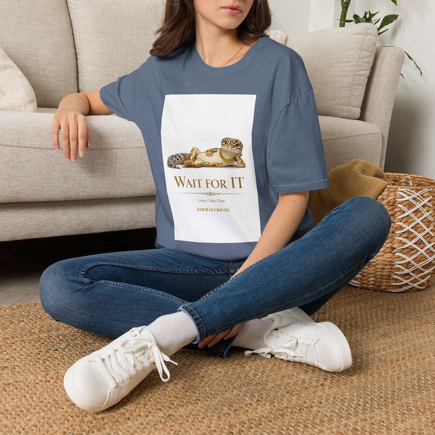 Gold Gecko Co.™ | Lounging | Leopard Gecko | Comfort Colors 6500