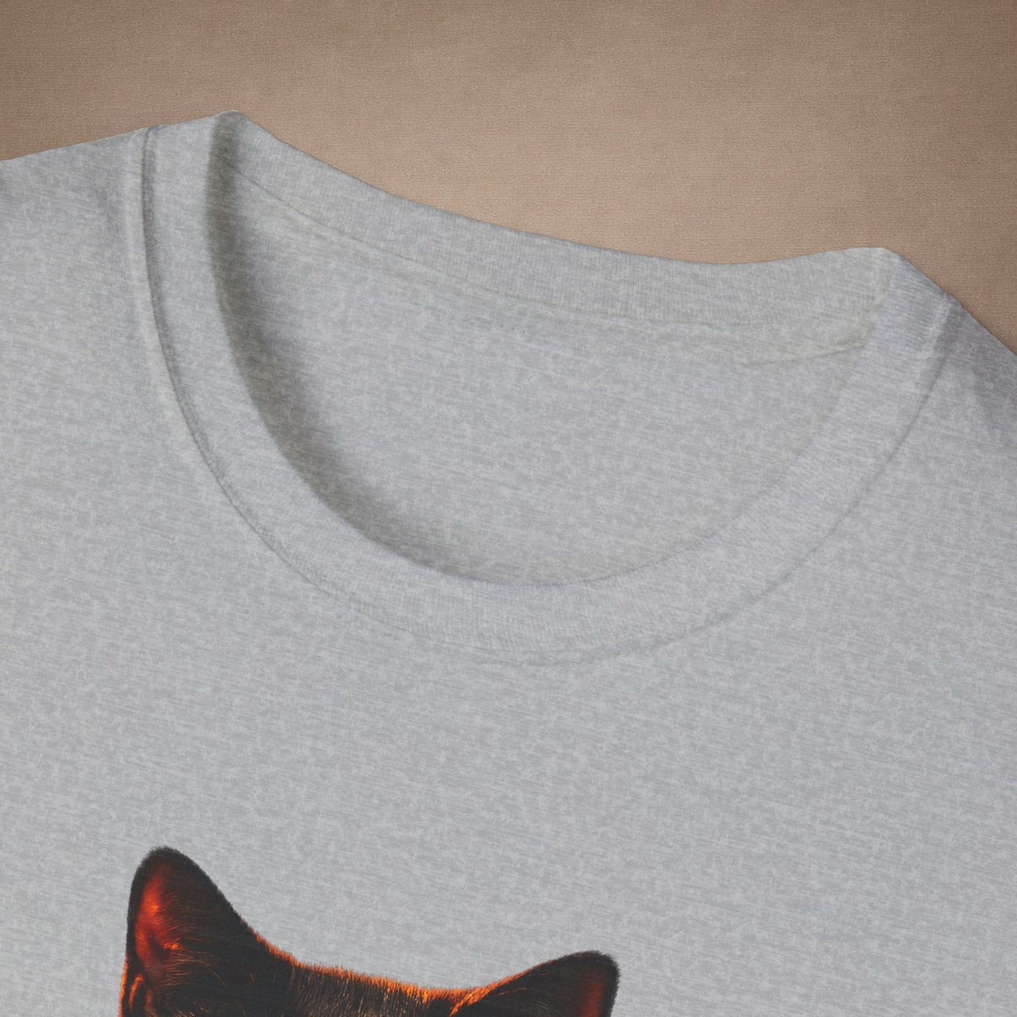 Black Cat — Lucky Charm — photoreal cat breed portraits paired with tiny gecko compani. Gold Gecko Co. Cats & Geckos collection.