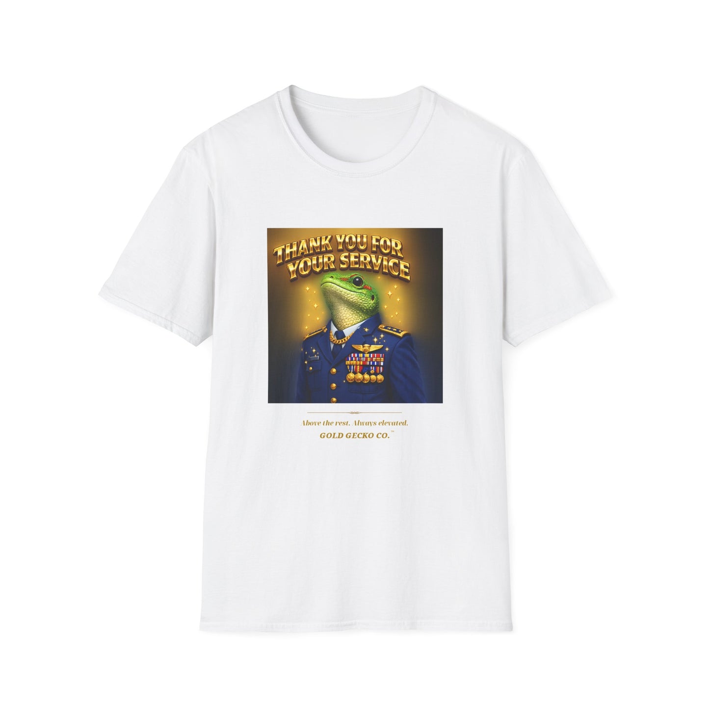 Gold Gecko Co.™ | Air Force Above | Leopard Gecko | Comfort Colors 6500