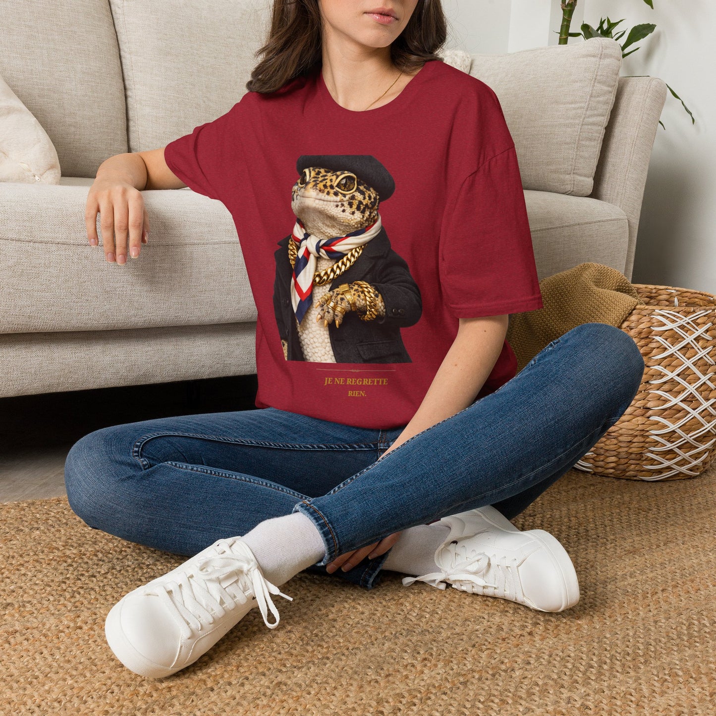 Gold Gecko Co.™ | Je Ne Regrette Rien | Leopard Gecko | Comfort Colors 6500
