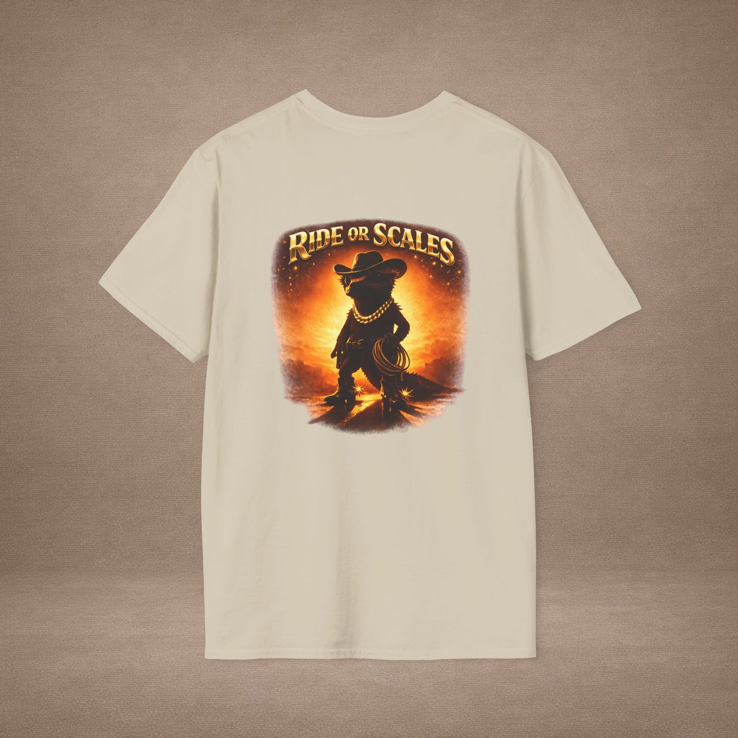 DESIGN #09-35 Born to Ride — Rodeo Gecko Tee (Front & Back)