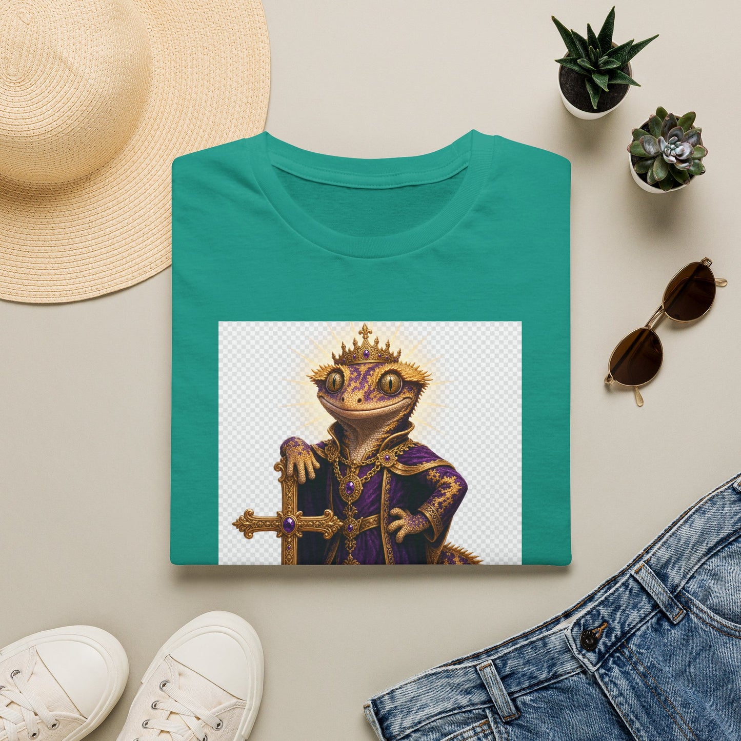 Gold Gecko Co. | He Said I'm Chosen. I Said Obviously. | Faith Gecko Tee