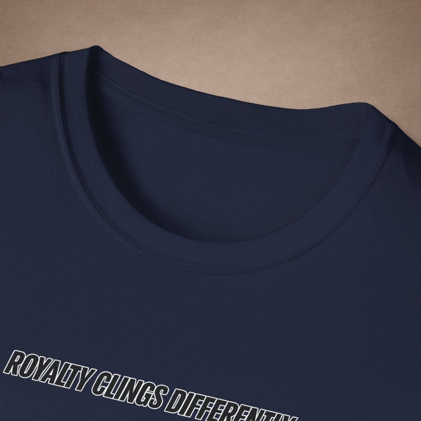 DESIGN #2-1 Royalty Clings Differently — Day Gecko Tee - (Black Letters)