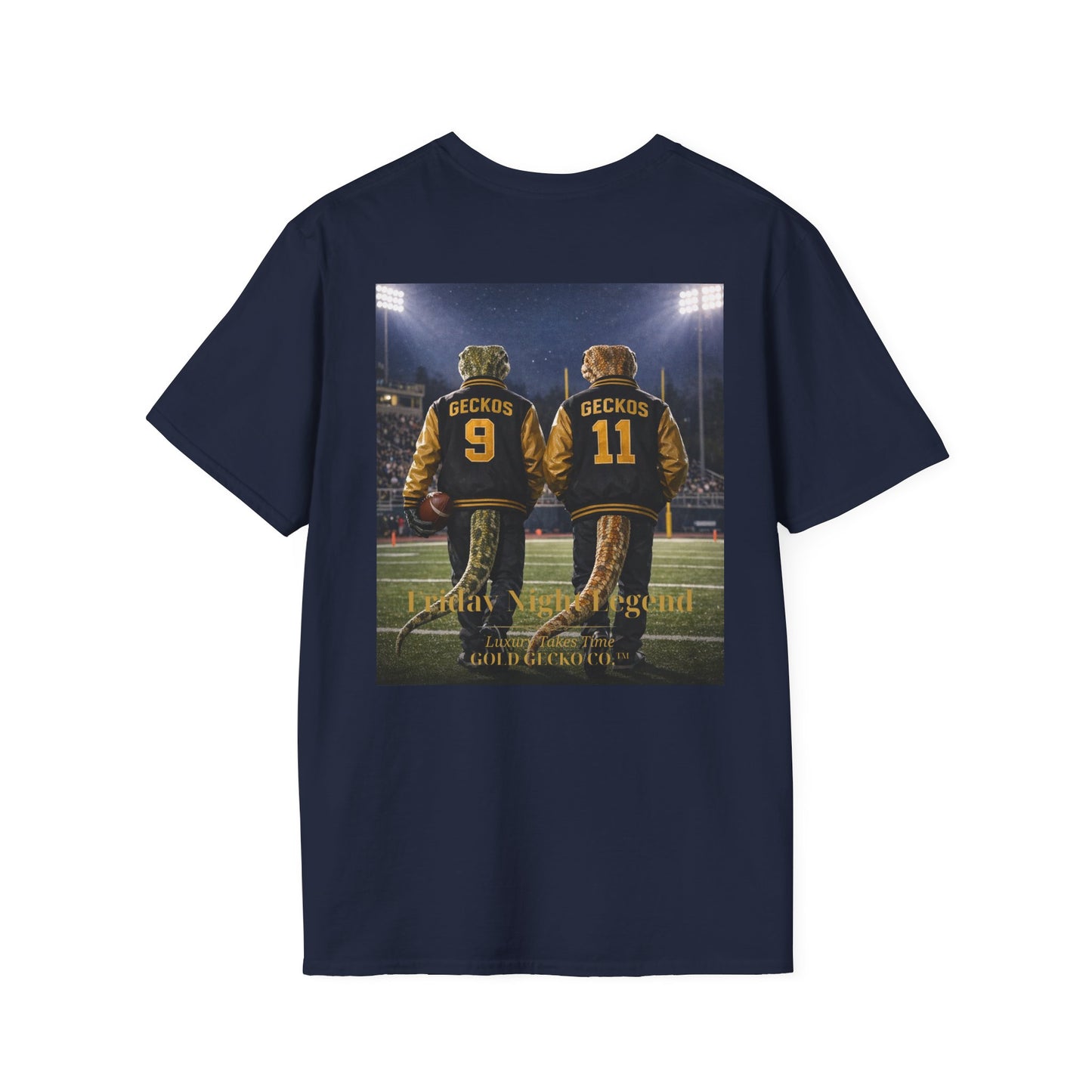 Col1411-01-V1-TS-Gildan64000-FridayNightLegend-Realistic-GoldGeckoCo
