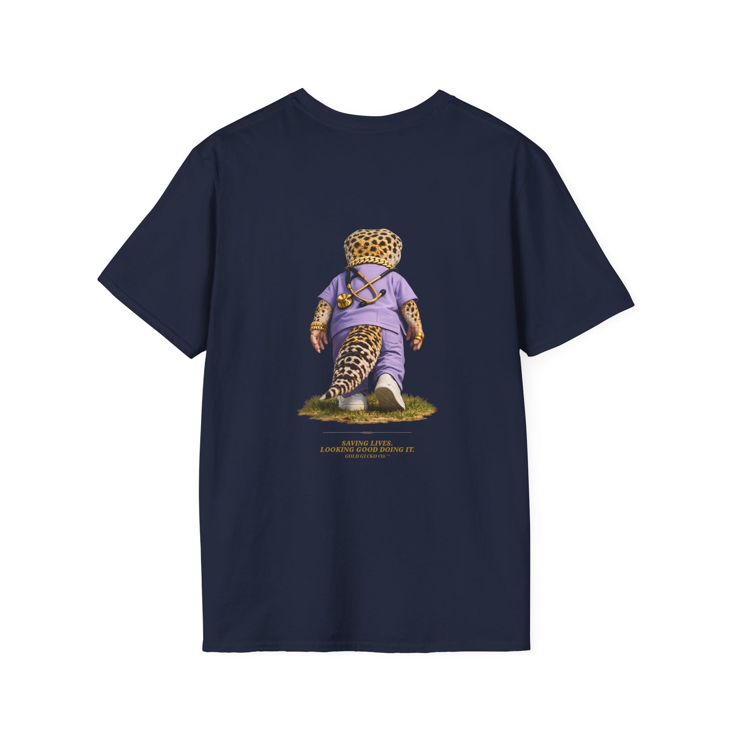 Gold Gecko Co.™ | Scrubs | Leopard Gecko | Comfort Colors 6500