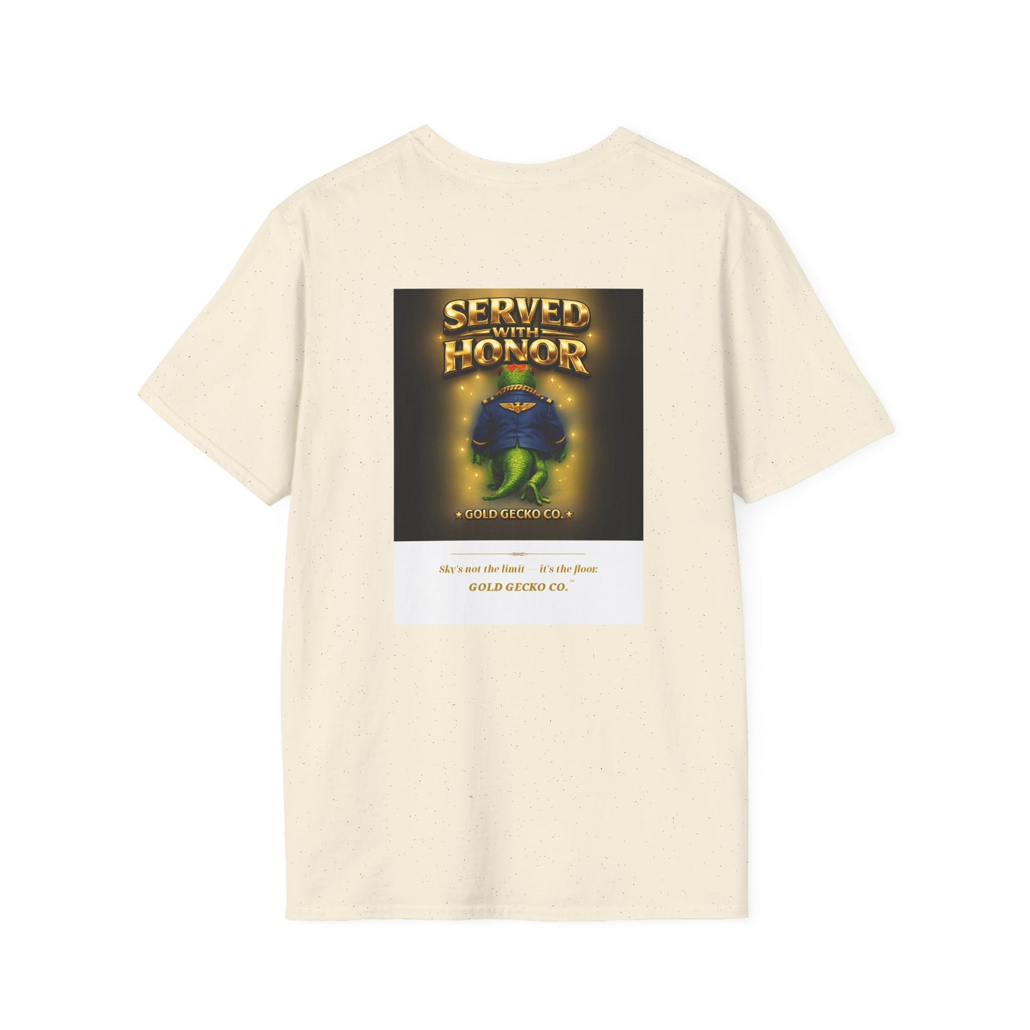 Gold Gecko Co.™ | Air Force Above | Leopard Gecko | Comfort Colors 6500