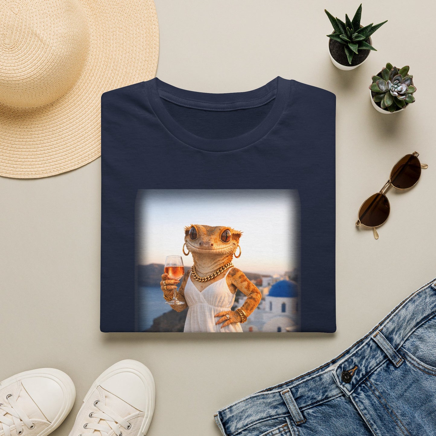 Gold Gecko Co.™ | Santorini | Crested Gecko | Comfort Colors 6500