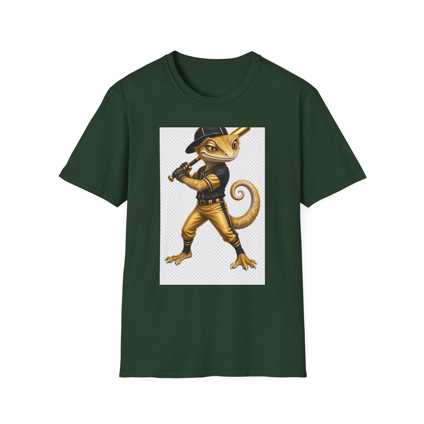 Gold Gecko Co. | Batting .1000 on Drip | Baseball Gecko Tee