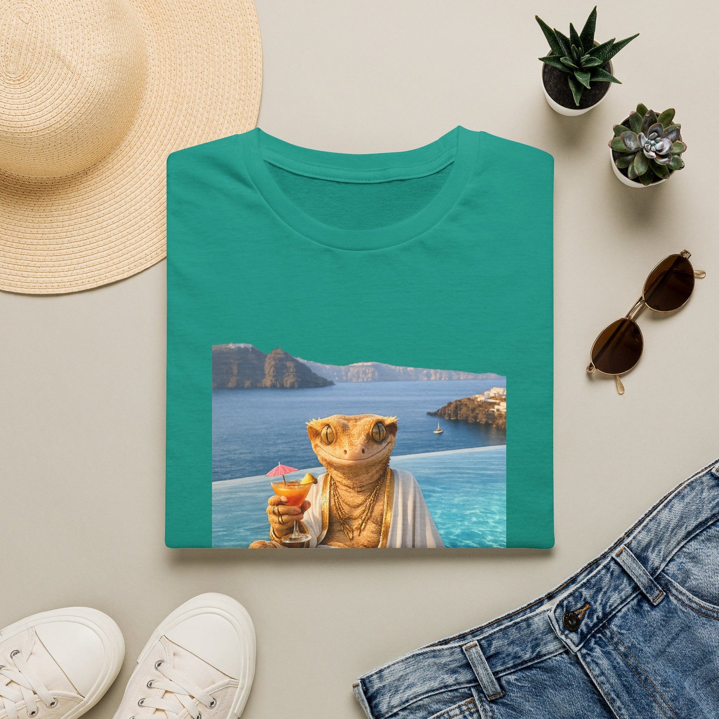 Gold Gecko Co.™ | Pool | Crested Gecko | Comfort Colors 6500