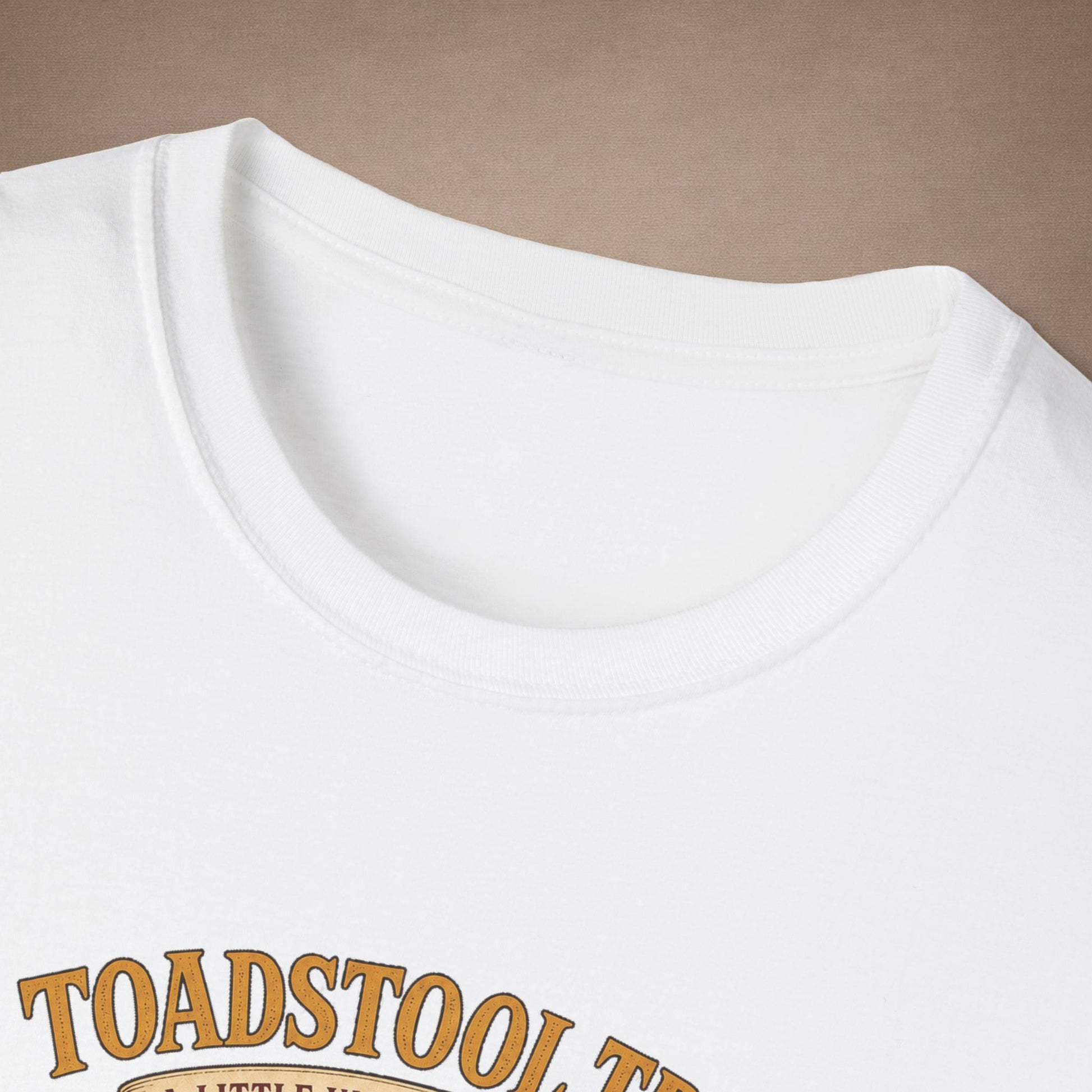 Toadstool Trip cottagecore mushroom & gecko t-shirt — Gold Gecko Co.