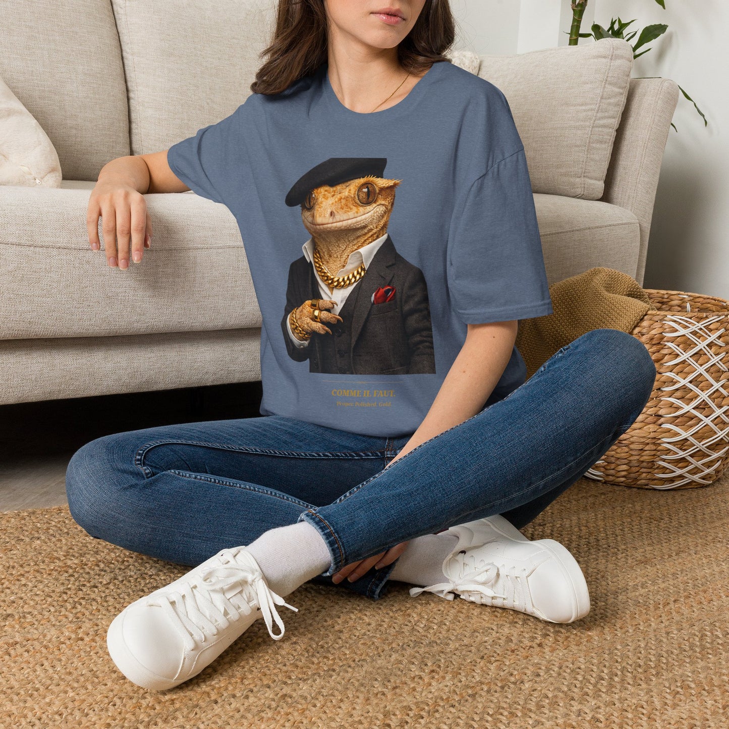 Gold Gecko Co.™ | Comme Il Faut | Crested Gecko | Comfort Colors 6500