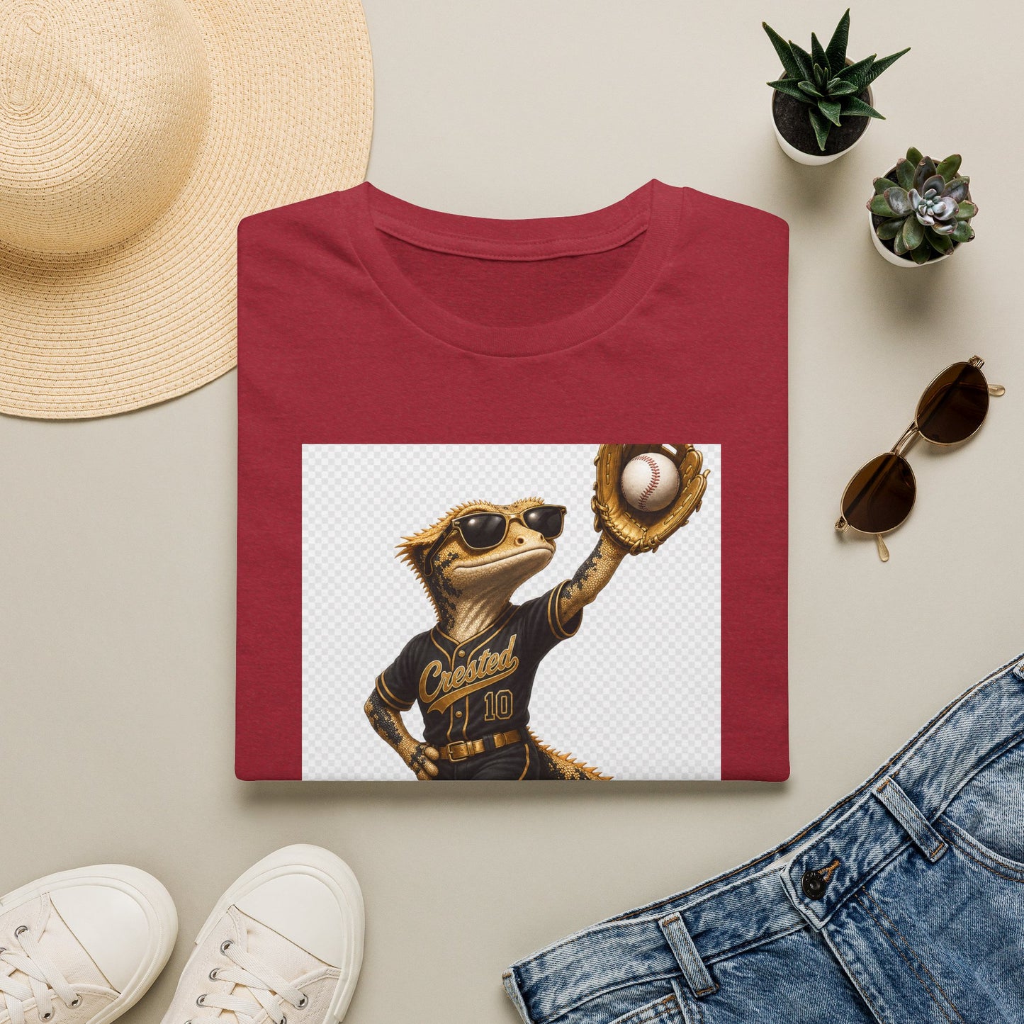 Gold Gecko Co. | Effortless. Like Everything Else. | Outfielder Gecko Tee