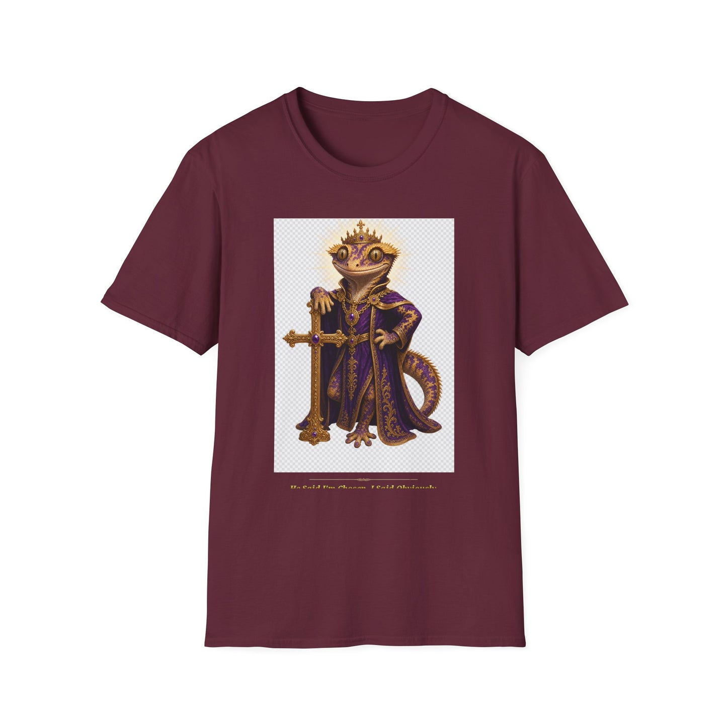 Gold Gecko Co. | He Said I'm Chosen. I Said Obviously. | Faith Gecko Tee