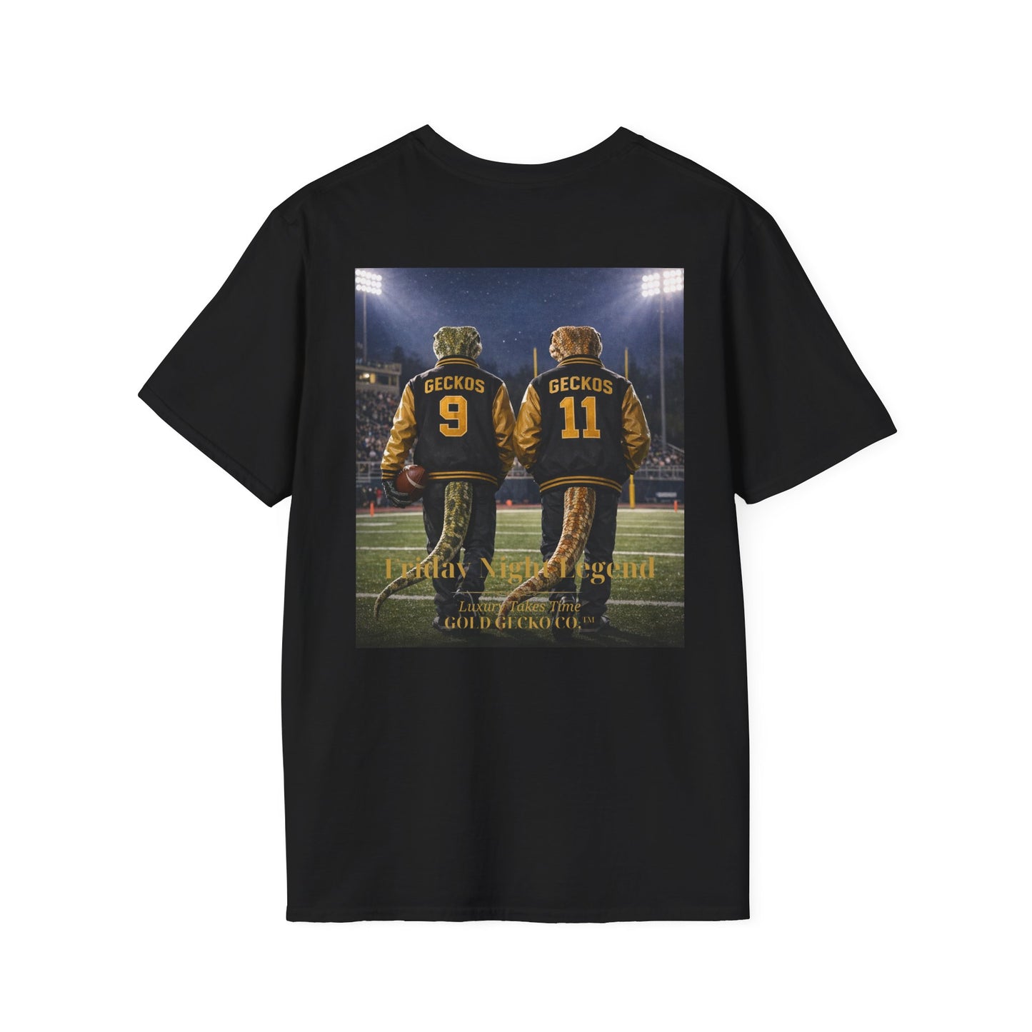 Col1411-01-V1-TS-Gildan64000-FridayNightLegend-Realistic-GoldGeckoCo