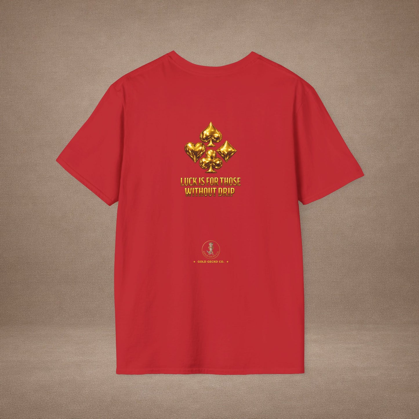 Design #29-3   Gambling- The House Always Looses- Realistic- (Gold Letters)