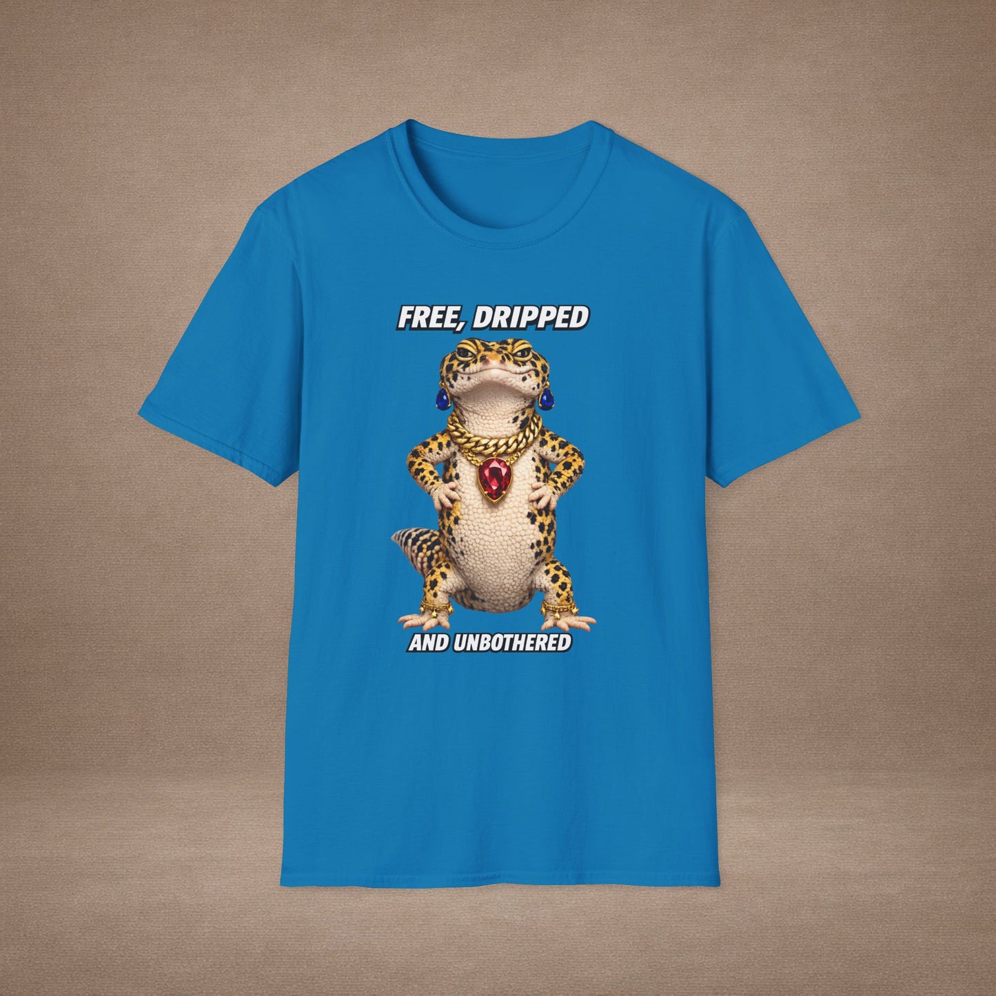 DESIGN #04-1 Free, Dripped & Unbothered — 4th of July Tee