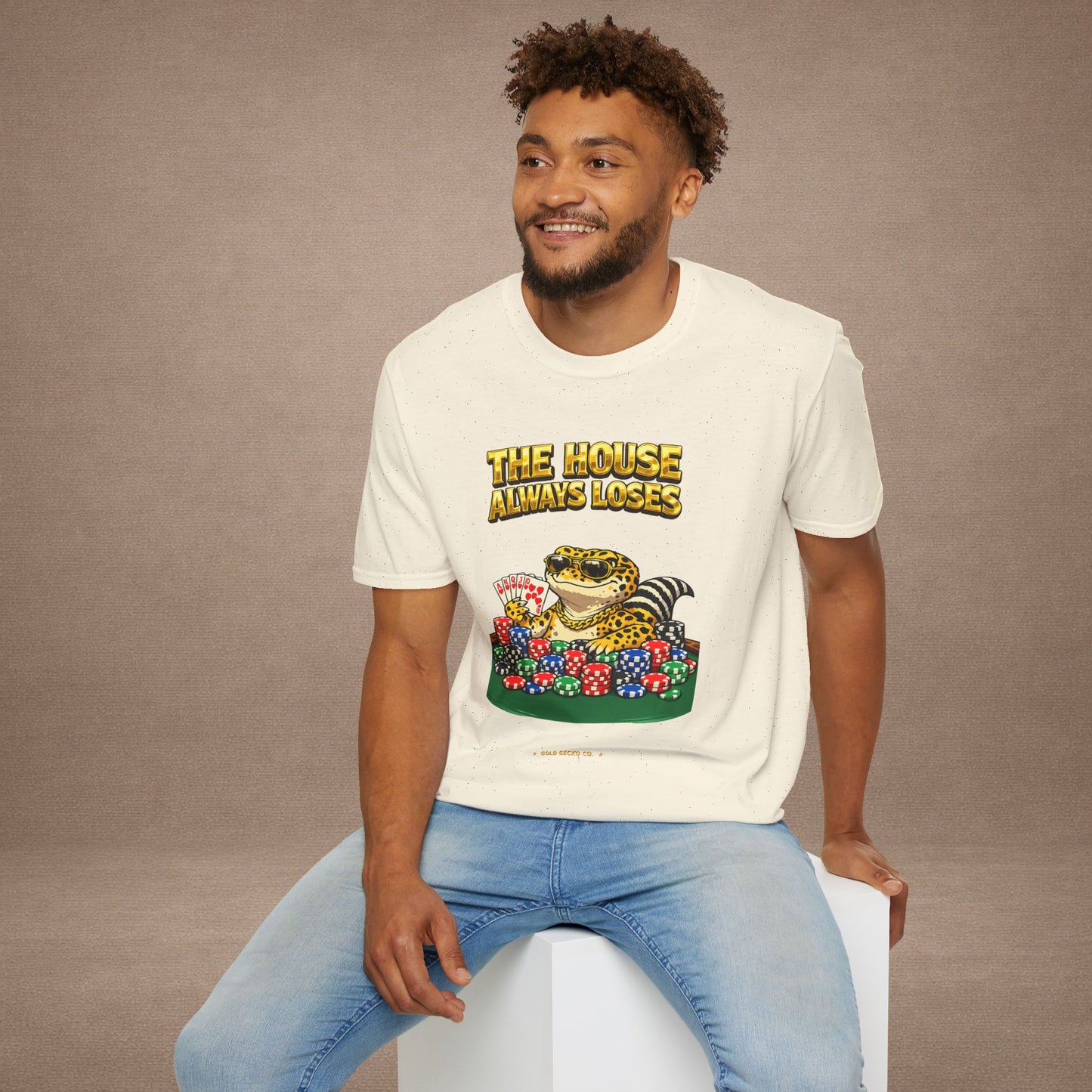 Design #29-6  Gambling- One More Pull-Cartoon- (Gold Letters)
